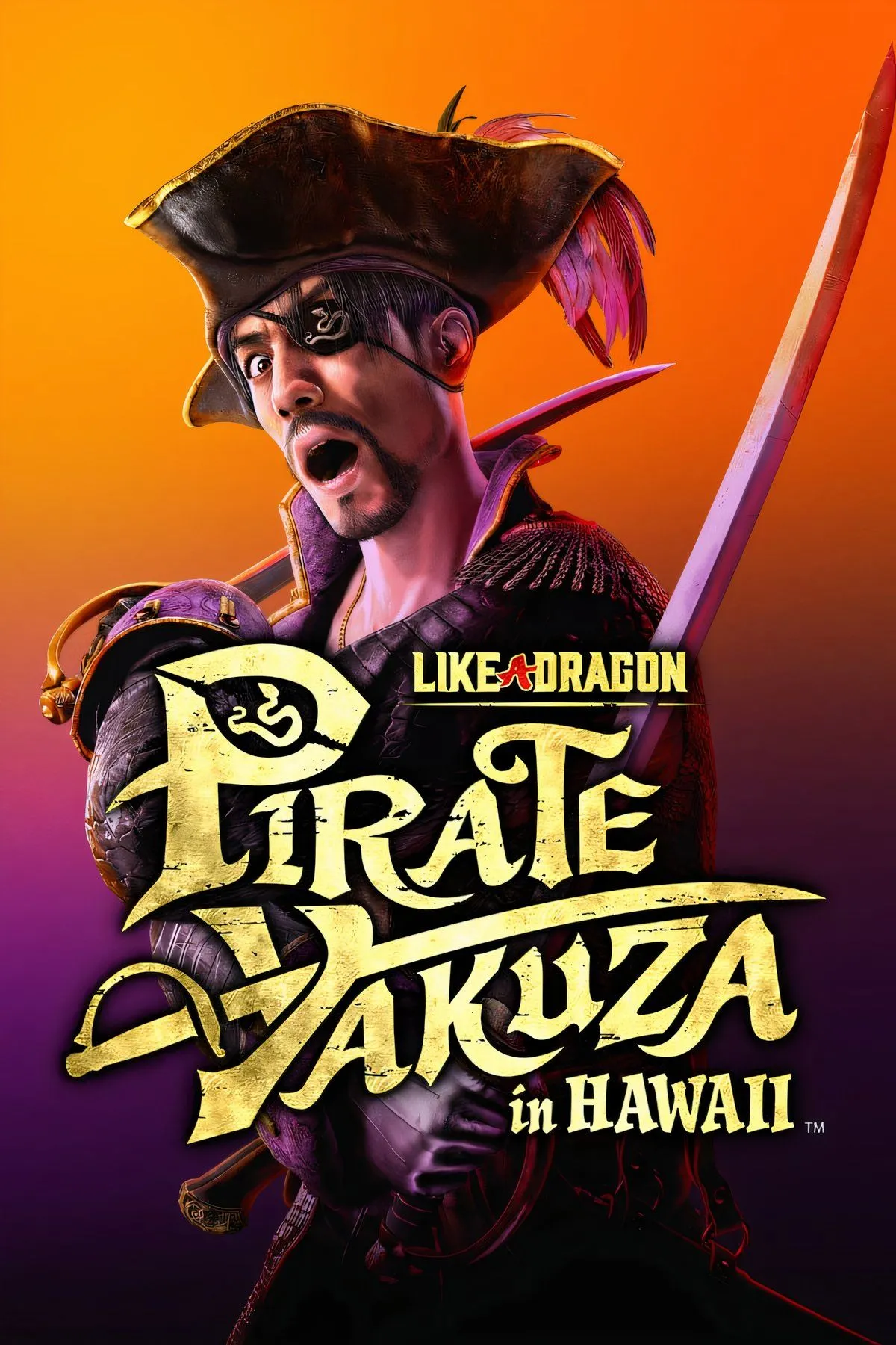Ảnh bìa chính thức của game Like a Dragon: Pirate Yakuza in Hawaii, một sản phẩm thành công gần đây của SEGA