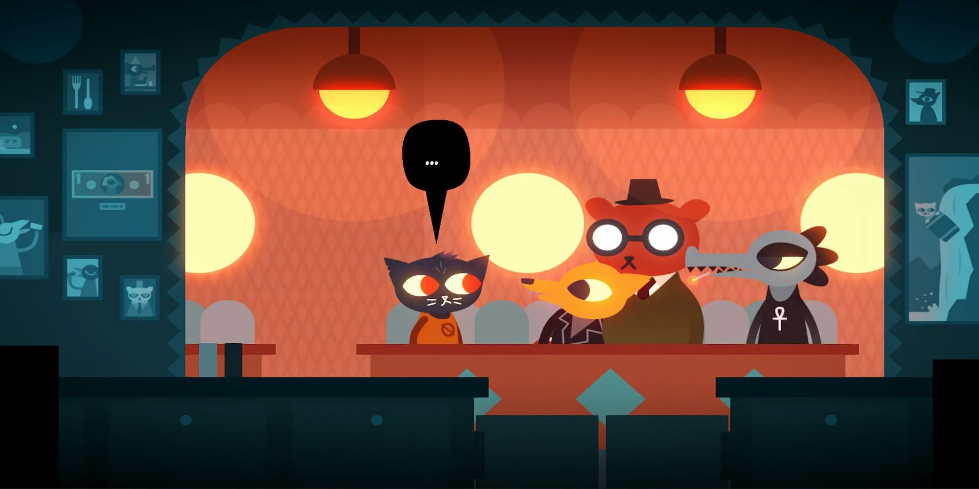 Các nhân vật chính của Night in the Woods tụ tập cùng nhau
