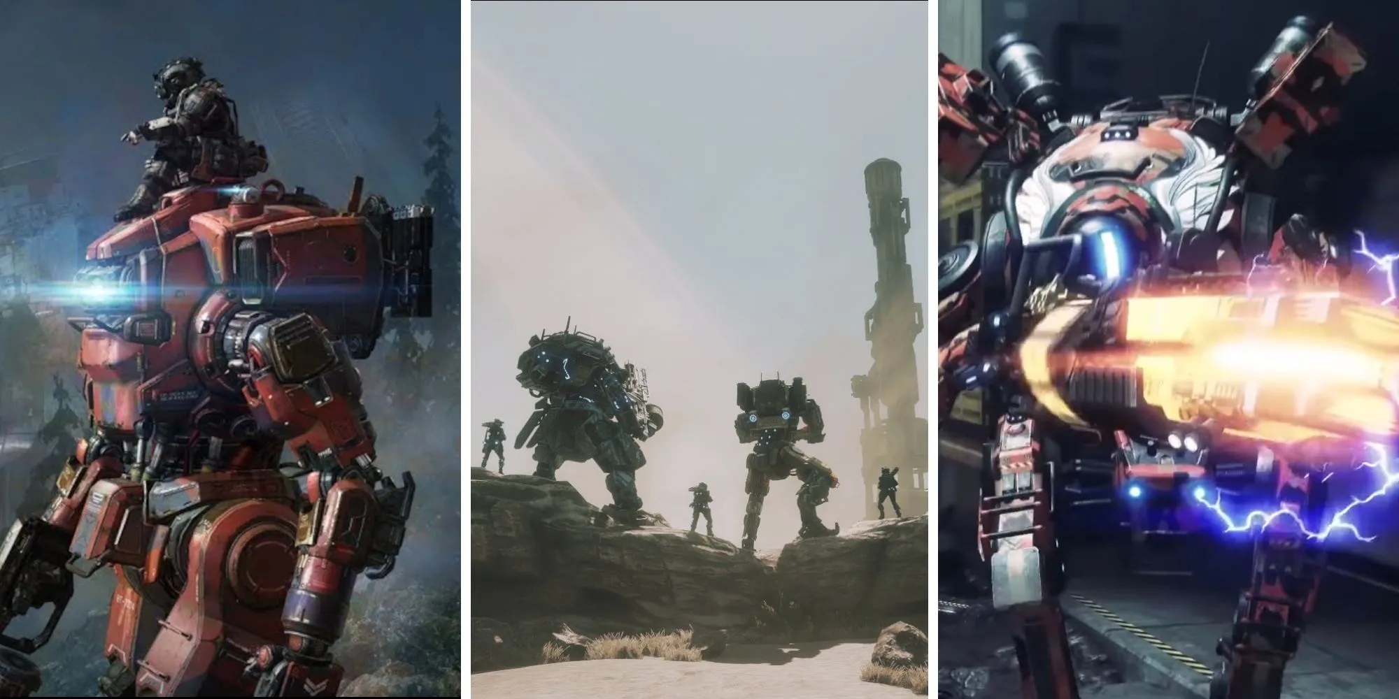 Các Titan Northstar, Monarch và Legion trong Titanfall 2