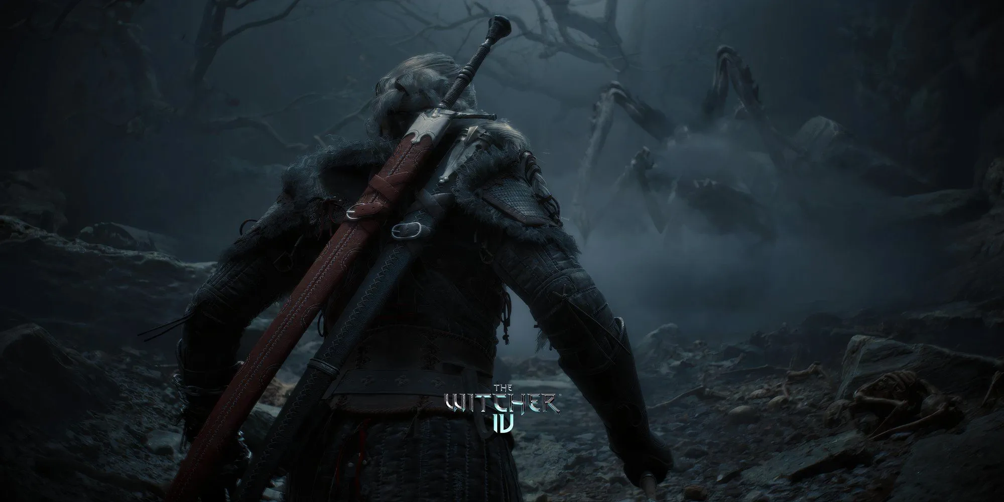 Ciri, nhân vật quan trọng trong series game The Witcher, chiến đấu với quái vật.