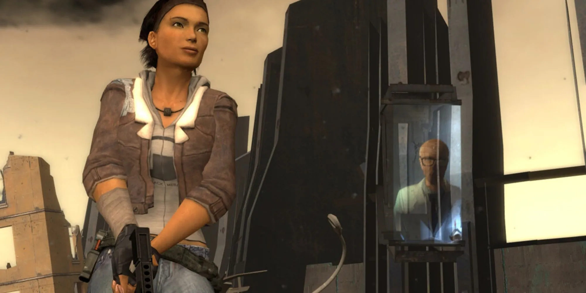 Gordon Freeman và khẩu Gravity Gun trong thế giới của Half-Life 2