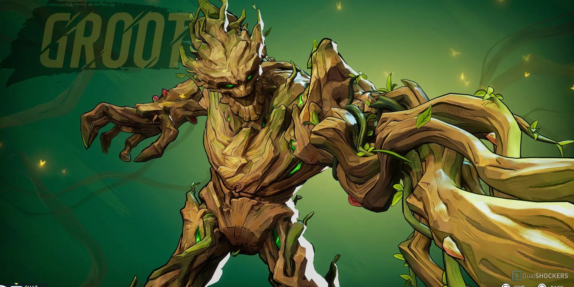 Groot dùng rễ cây khống chế The Thing trong Marvel Rivals