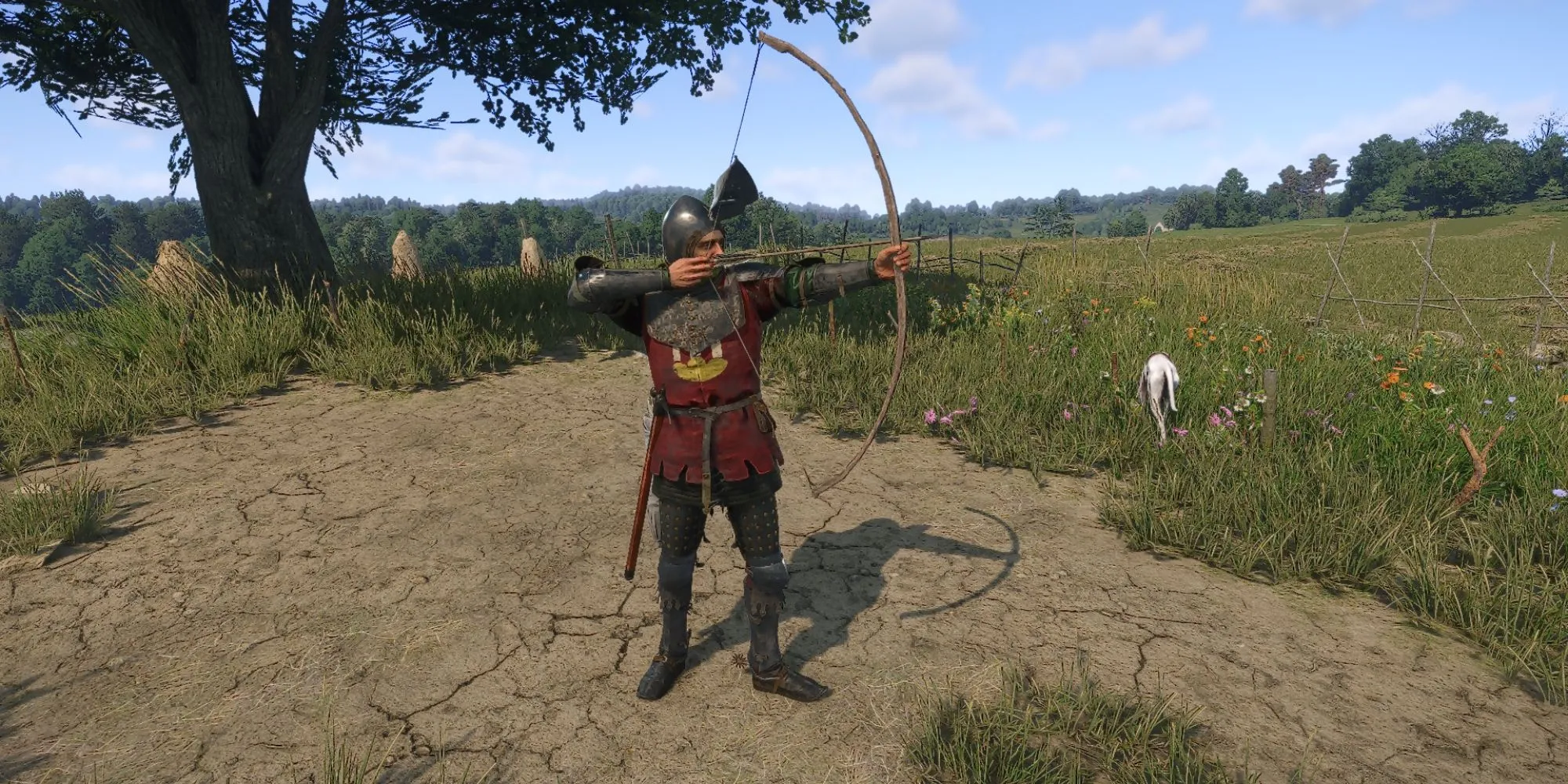Henry giương Cung Dài Tần Bì - vũ khí tầm xa mạnh mẽ trong Kingdom Come Deliverance 2