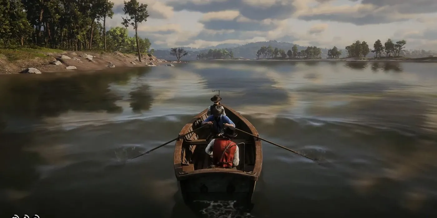 Hoàn thành nhiệm vụ và tương tác NPC trong Red Dead Redemption 2.