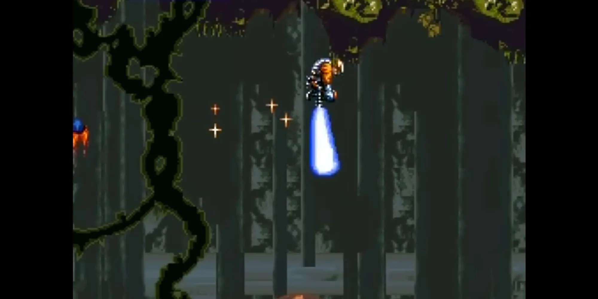 Luke Skywalker chiến đấu trong Super Star Wars The Empire Strikes Back trên SNES