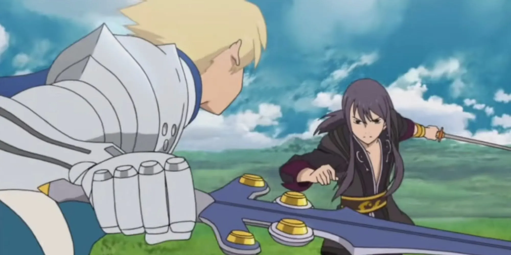 Một cảnh cắt cảnh anime trong Tales of Vesperia
