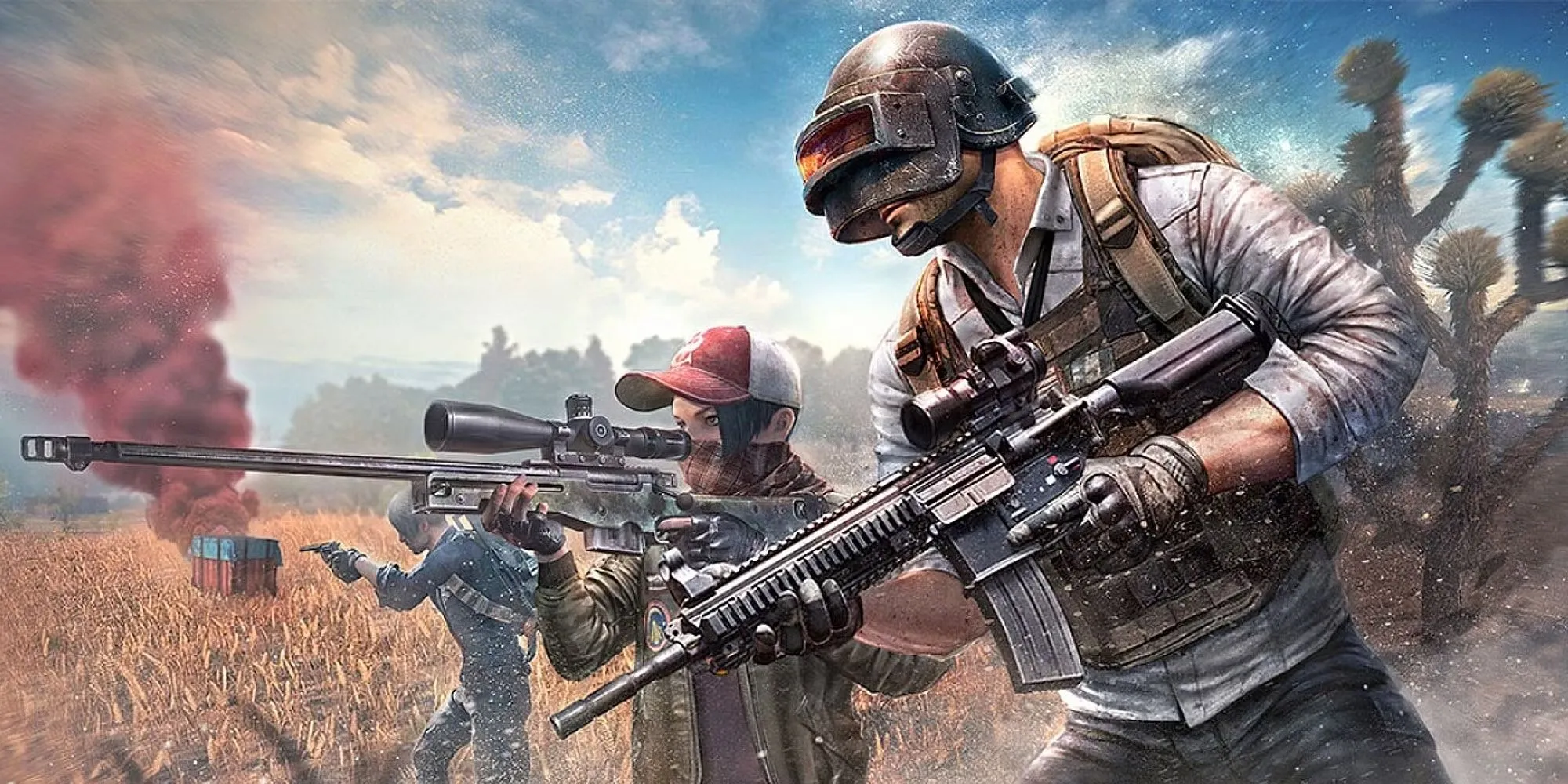 Người chơi PUBG ẩn nấp chờ đợi giao tranh