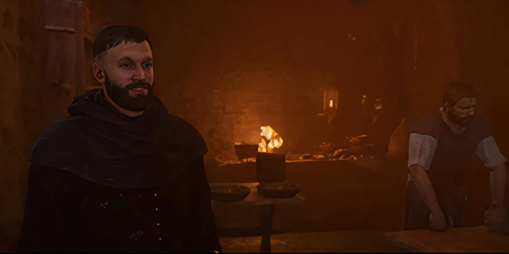 Nhân vật Cheynek trong nhiệm vụ Feast for the Poor của Kingdom Come Deliverance 2