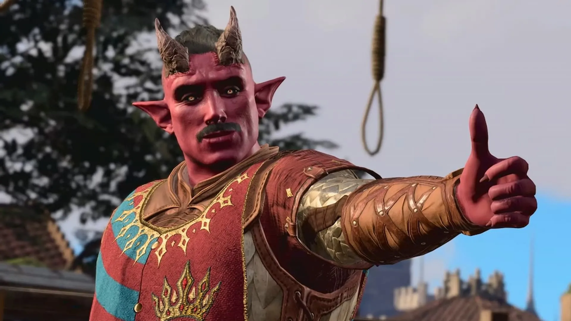 Nhân vật Paladin trong Baldur's Gate 3 sẵn sàng chiến đấu
