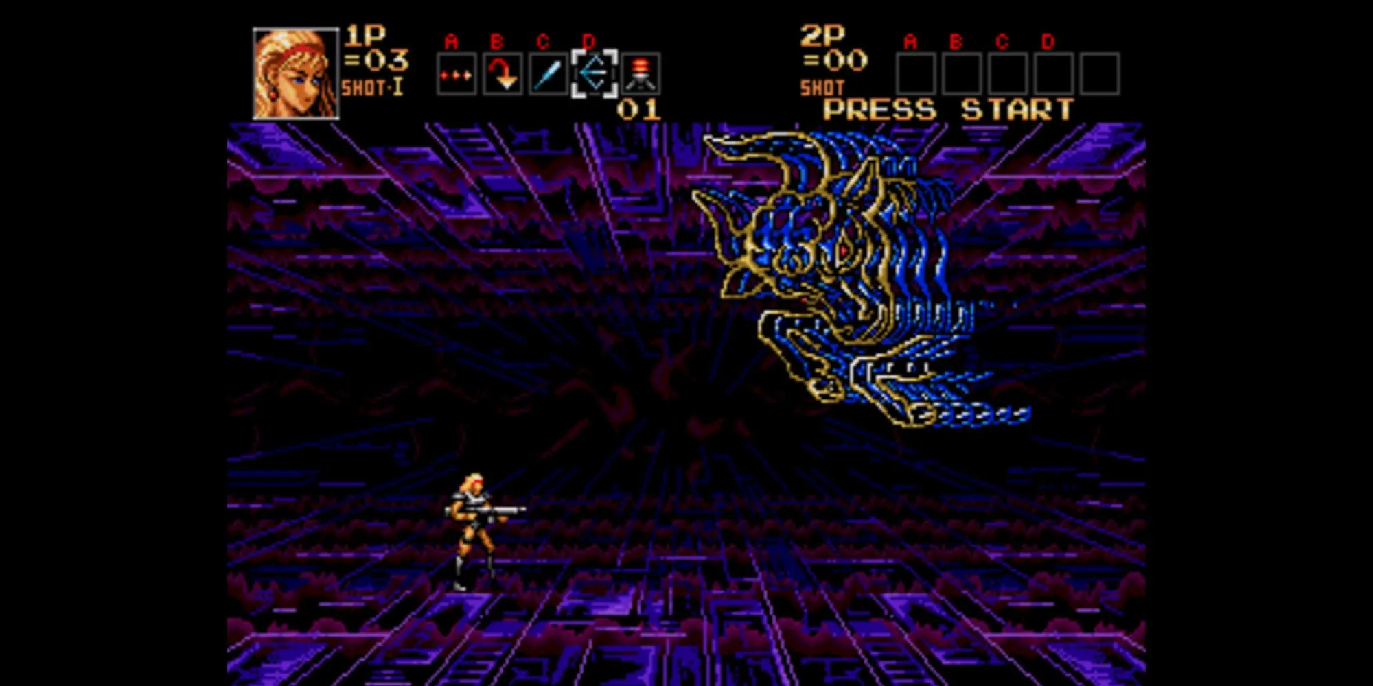 Nhân vật trong Contra Hard Corps phiên bản Sega Genesis