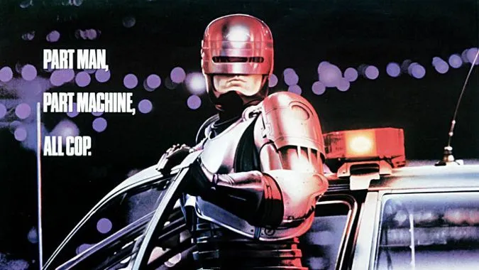 Poster phim RoboCop gốc kinh điển, nguồn cảm hứng cho game
