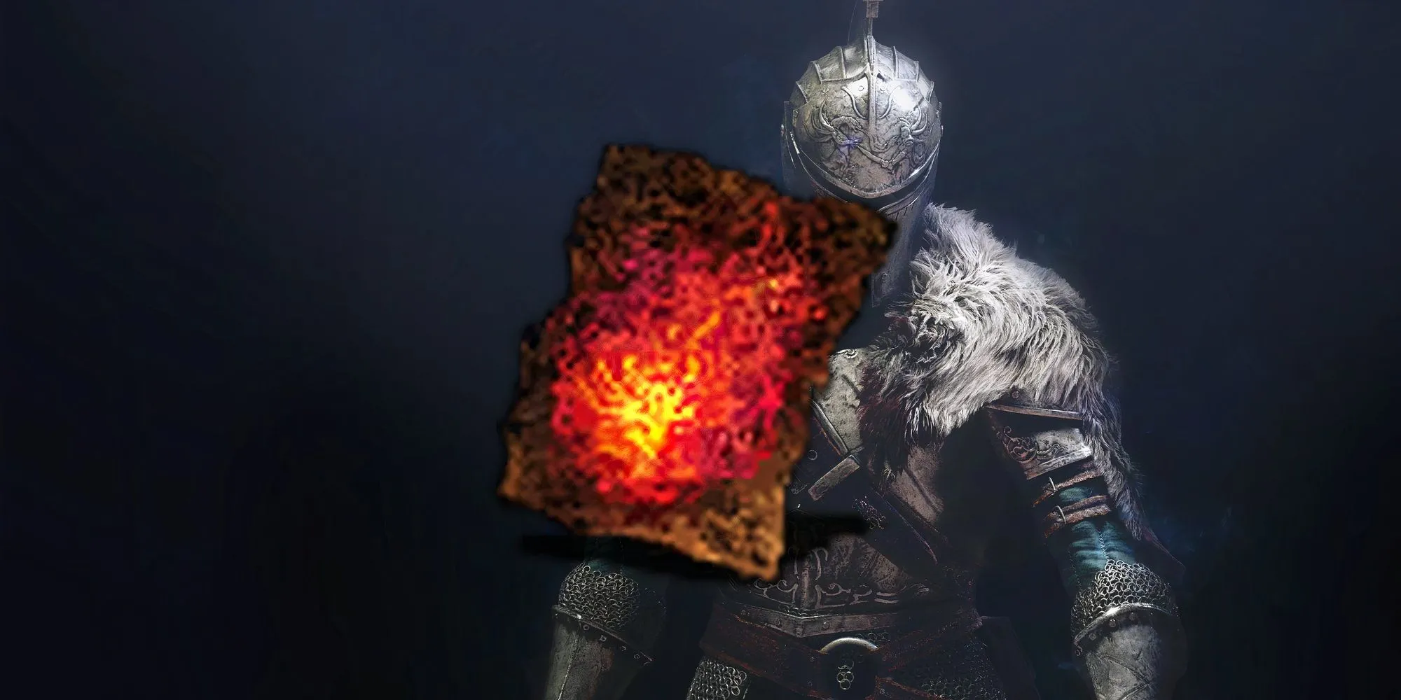 Quả cầu lửa Great Chaos Fireball nổ tung tạo dung nham trong Dark Souls 2
