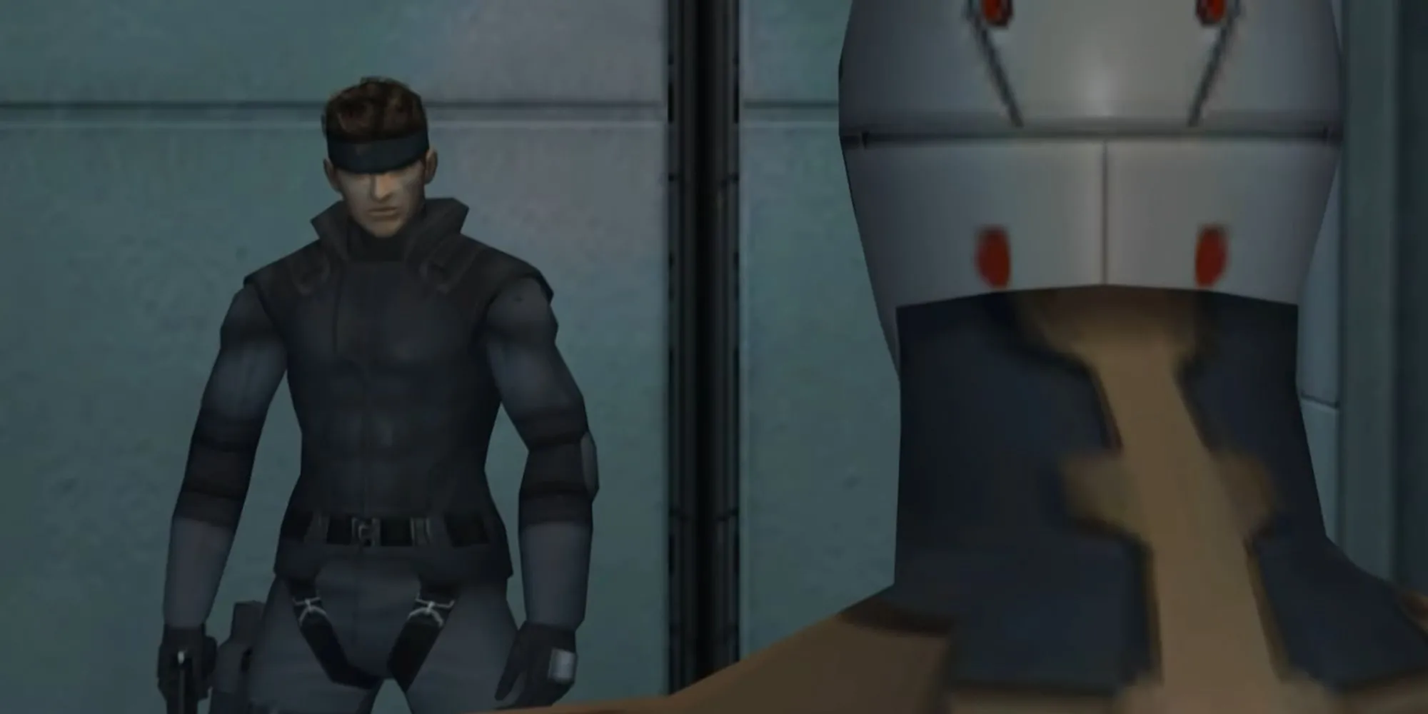 Solid Snake đối đầu Cyborg Ninja trong Metal Gear Solid: The Twin Snakes GameCube