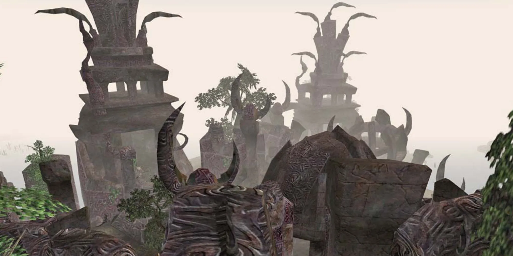 Tàn tích Daedric Ald Sotha u ám trong Morrowind nơi Severa Magia ẩn náu