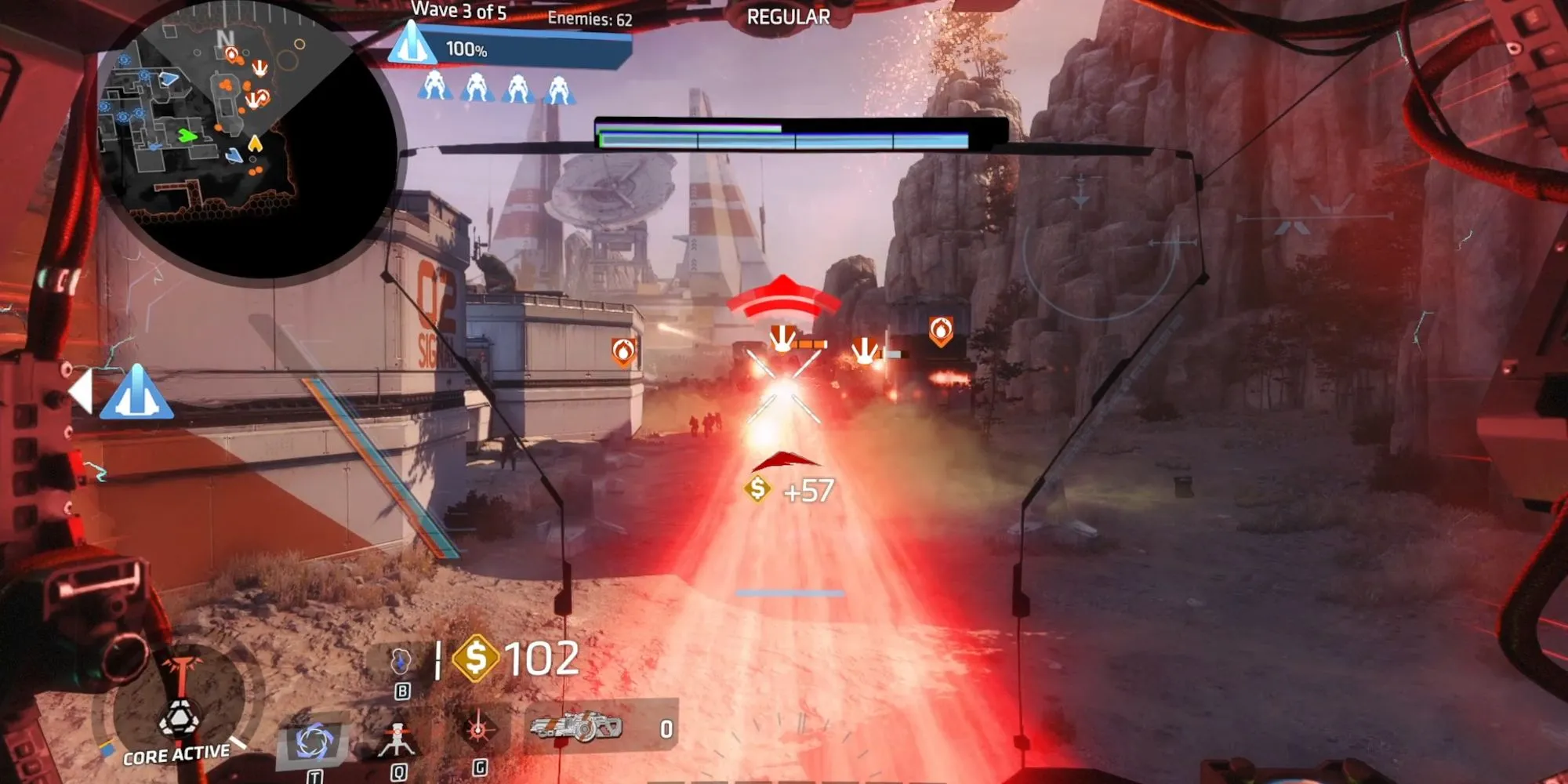 Titan Ion sử dụng Laser Core trong Titanfall 2