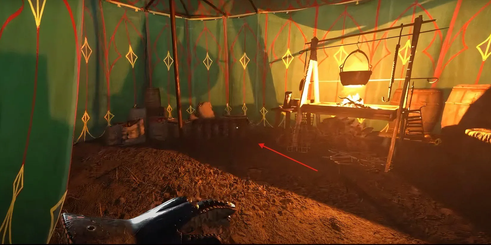 Vị trí xúc xích trong nhiệm vụ Feast for the Poor của Kingdom Come Deliverance 2