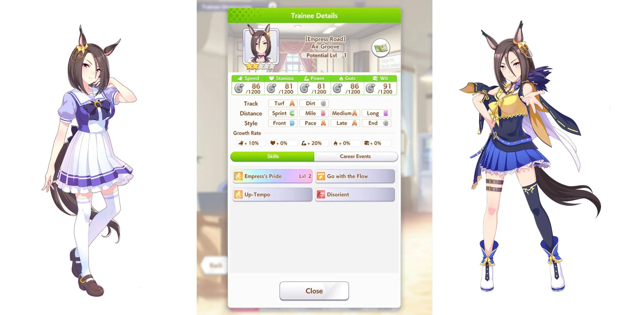 Air Groove, 'Nữ Hoàng Đấu Trường' trong Umamusume Pretty Derby với phong thái mạnh mẽ