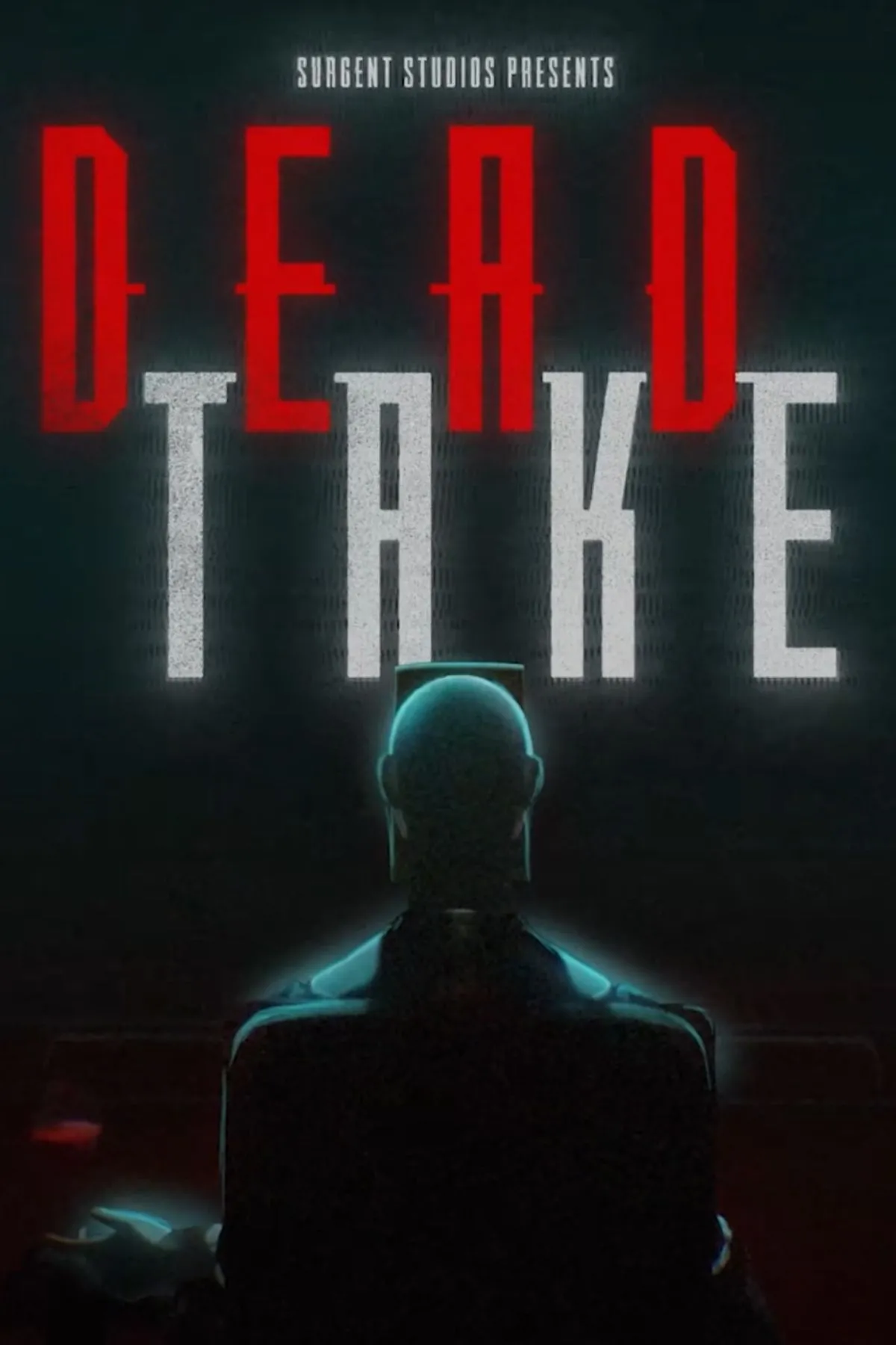 Ảnh bìa chính thức của game kinh dị tâm lý Dead Take, thể hiện không khí u ám và bí ẩn của trò chơi