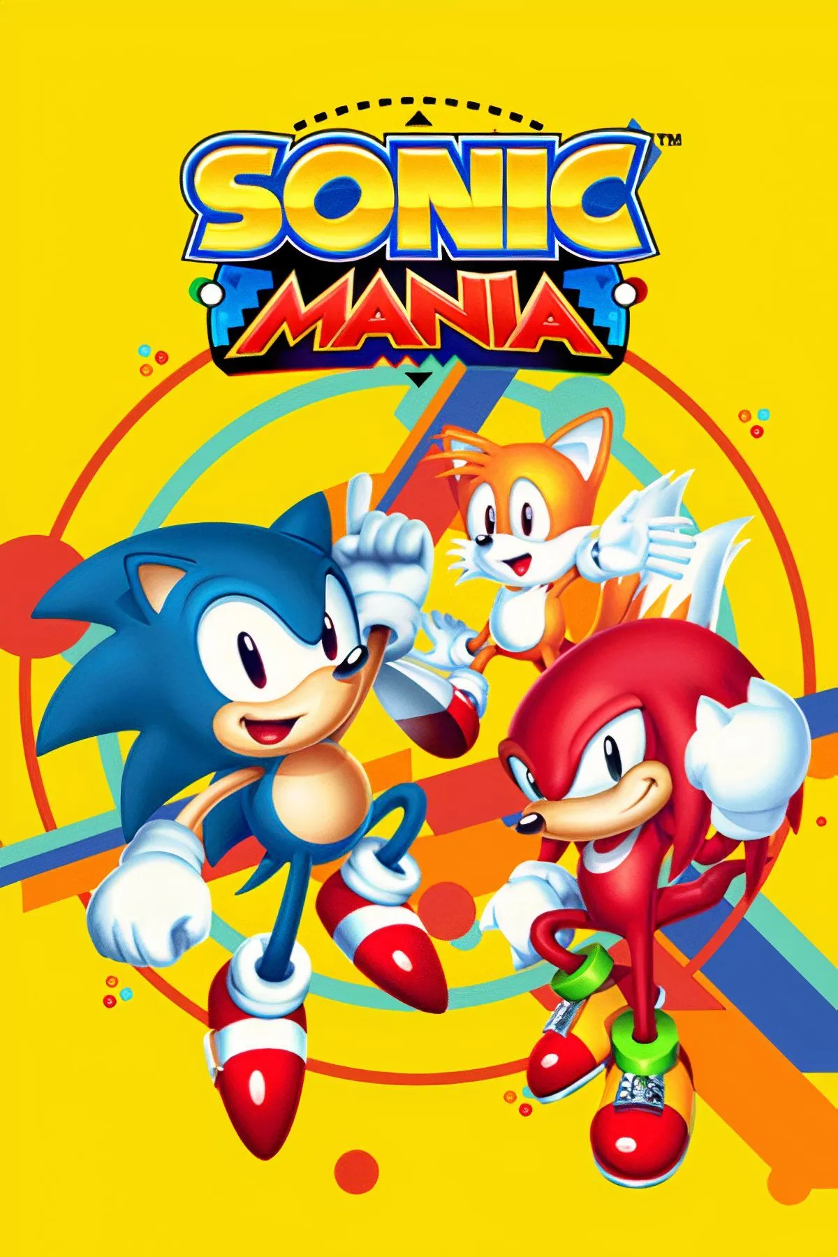 Ảnh bìa Sonic Mania với Sonic, Tails, Knuckles và Dr. Eggman, tựa game 2D kinh điển nay chạy mượt mà trên Nintendo Switch 2