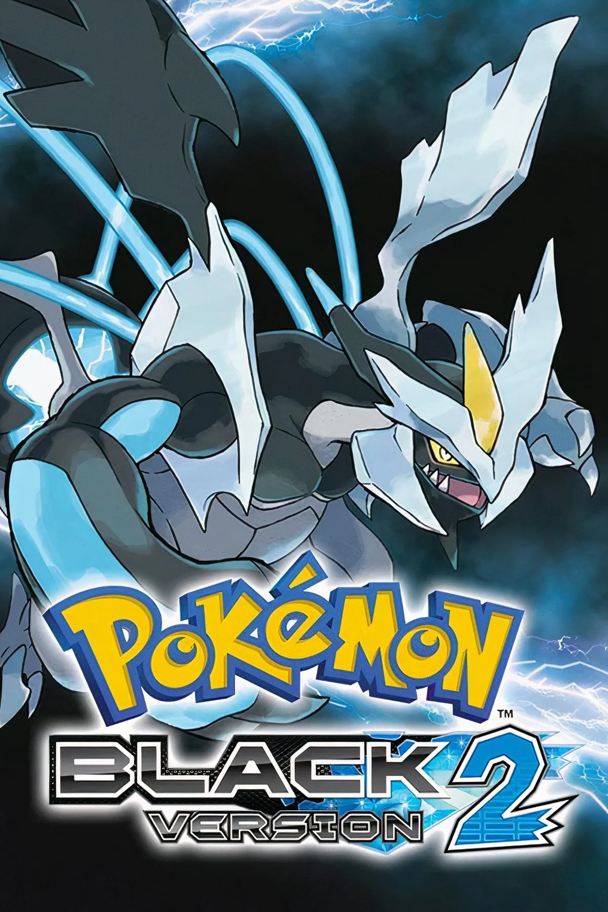 Bìa game Pokemon Black 2, một trong những bản Pokemon đỉnh cao với đồ họa sprite cổ điển.
