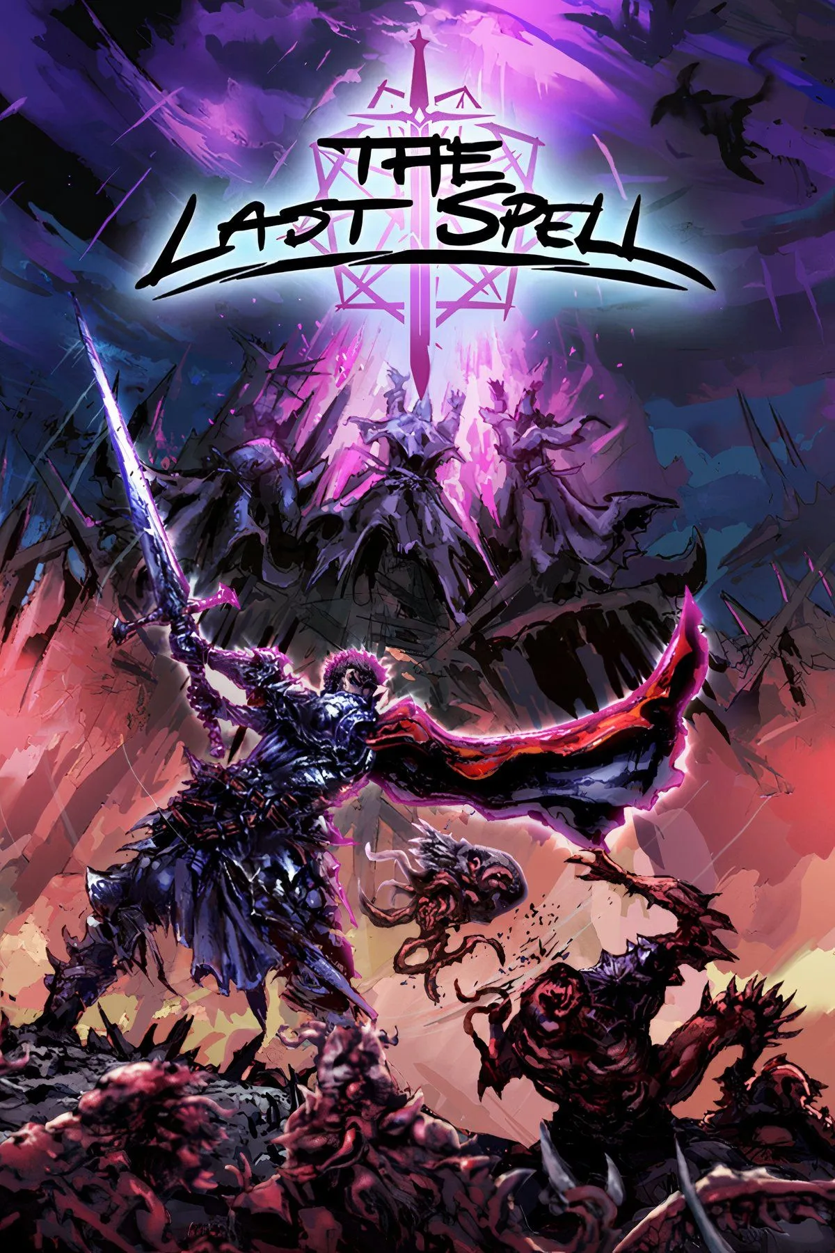Bìa game The Last Spell, một tựa game roguelike chiến thuật với bối cảnh giả tưởng u tối.