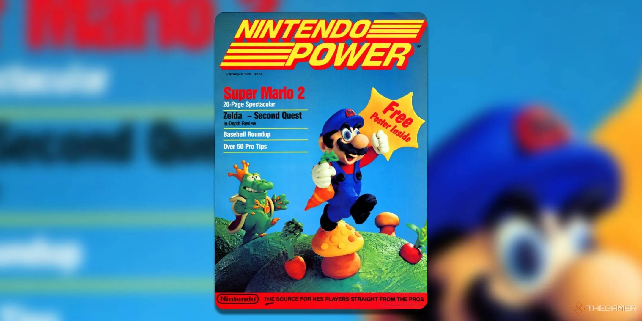Bìa số đầu tiên của tạp chí Nintendo Power (số 1), với hình ảnh Mario và Wart từ Super Mario Bros 2