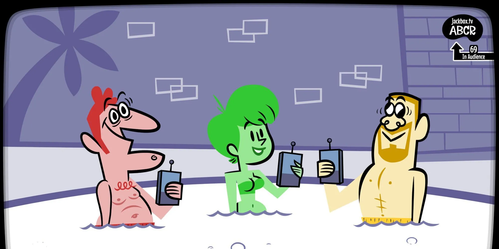 Biểu tượng gói game Jackbox Naughty Pack với các tựa game trưởng thành của Jackbox Games