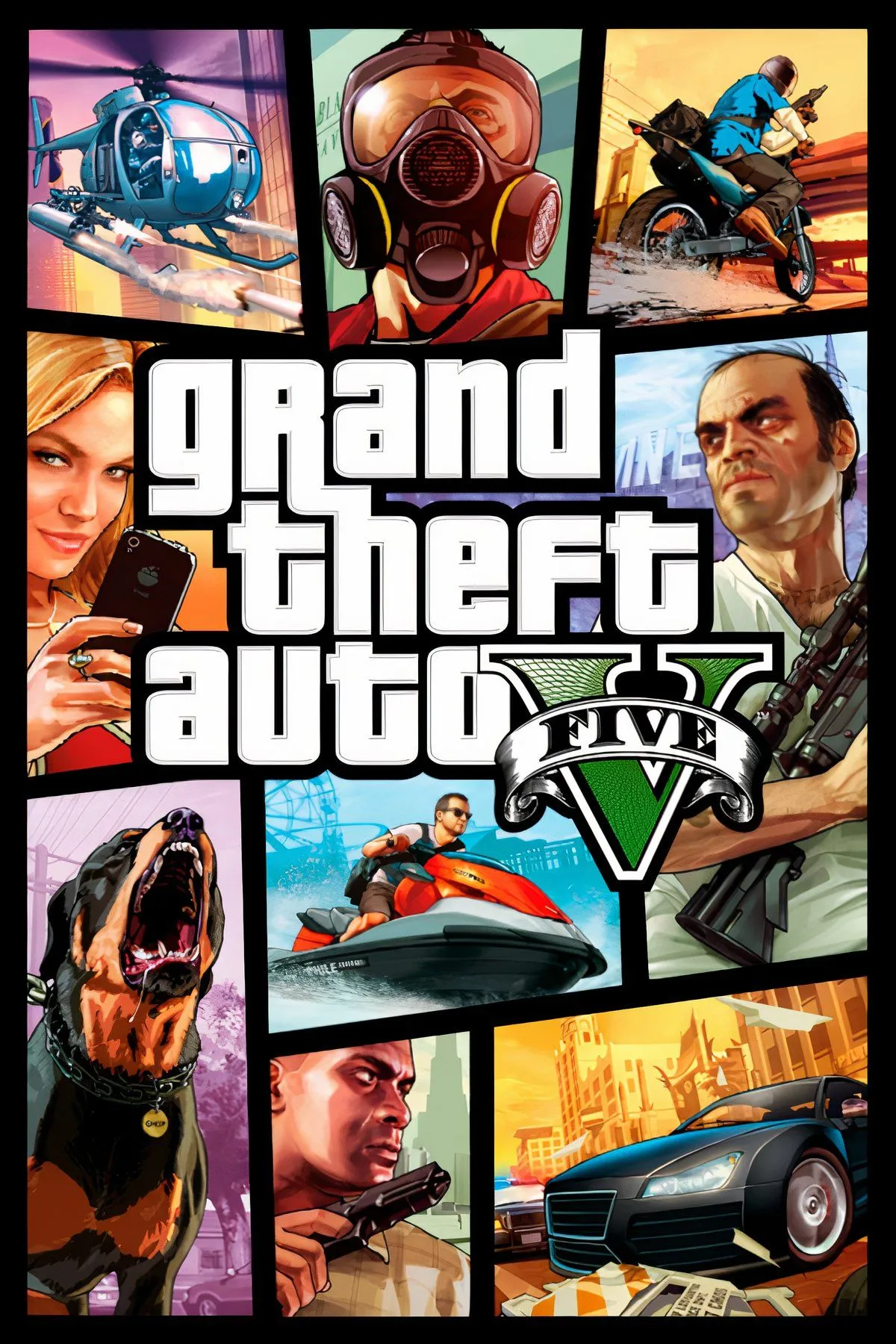 Biểu tượng logo Grand Theft Auto 5, tựa game huyền thoại đã tạo ra làn sóng roleplay khổng lồ trên Twitch.