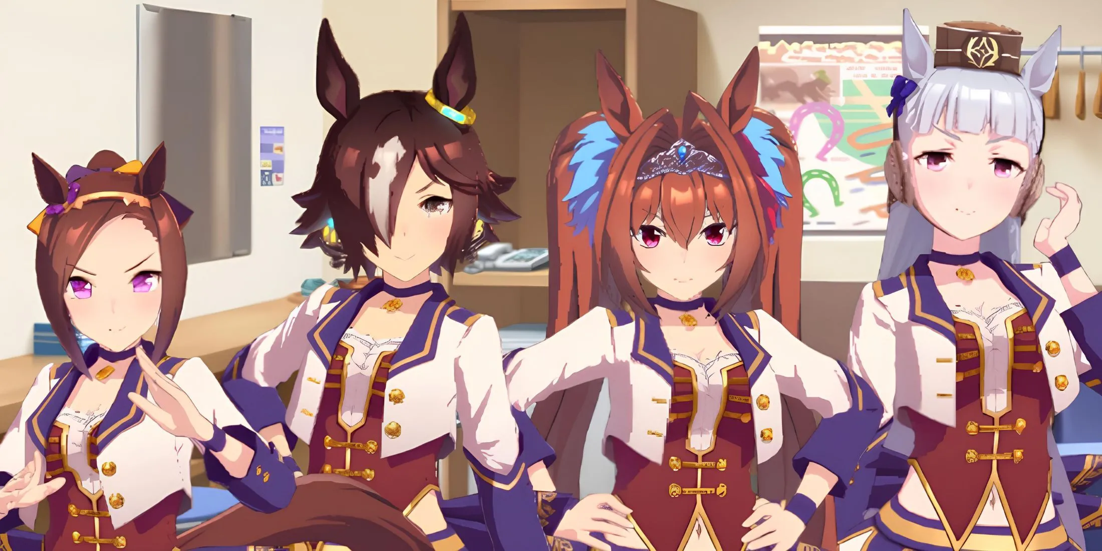 Các Waifu Umamusume Pretty Derby đa dạng trên đường đua
