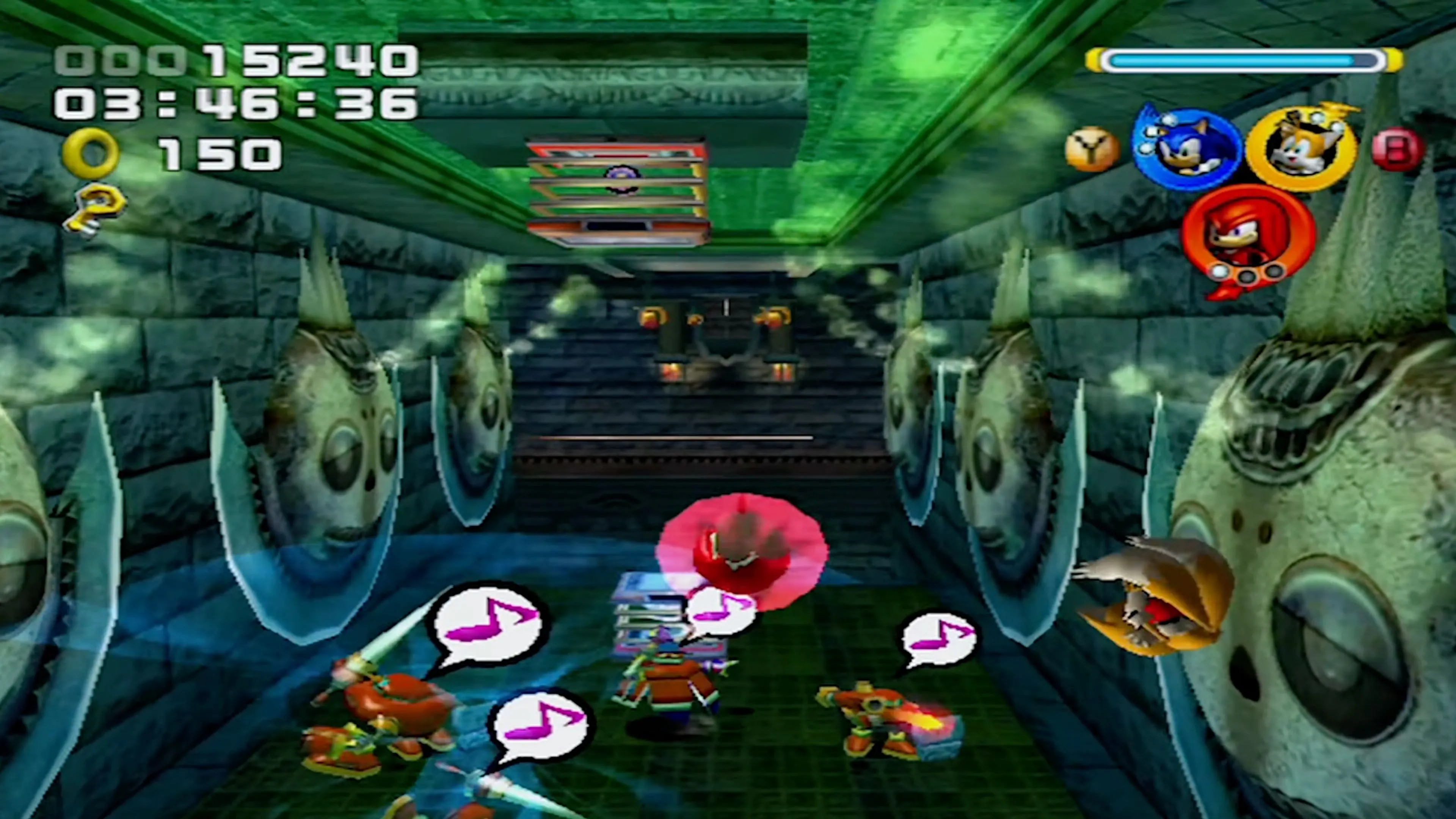 Đội Rose khám phá khu rừng rộng lớn trong Sonic Heroes