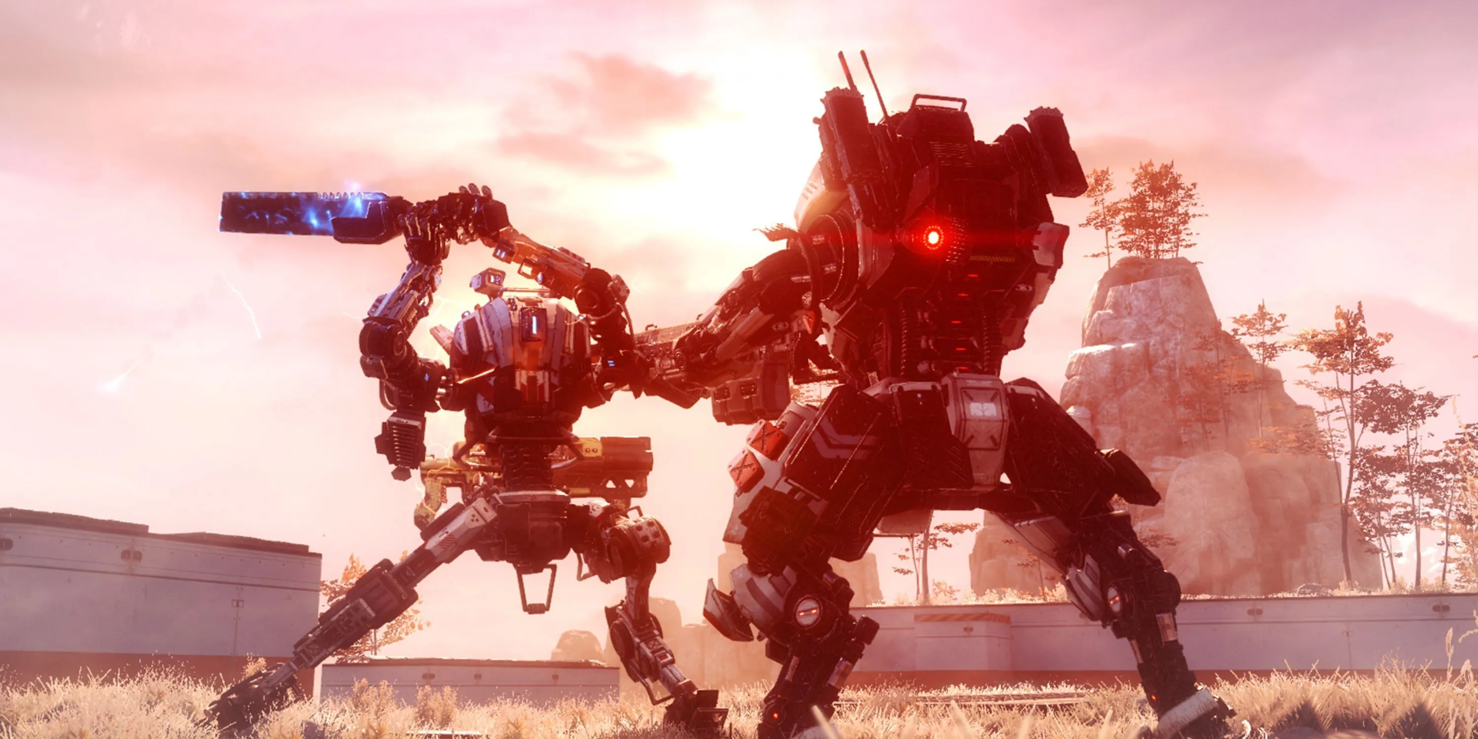 Hình ảnh combat căng thẳng trong Titanfall 2, nơi game thủ PC thường gặp vấn đề về hack cheat.