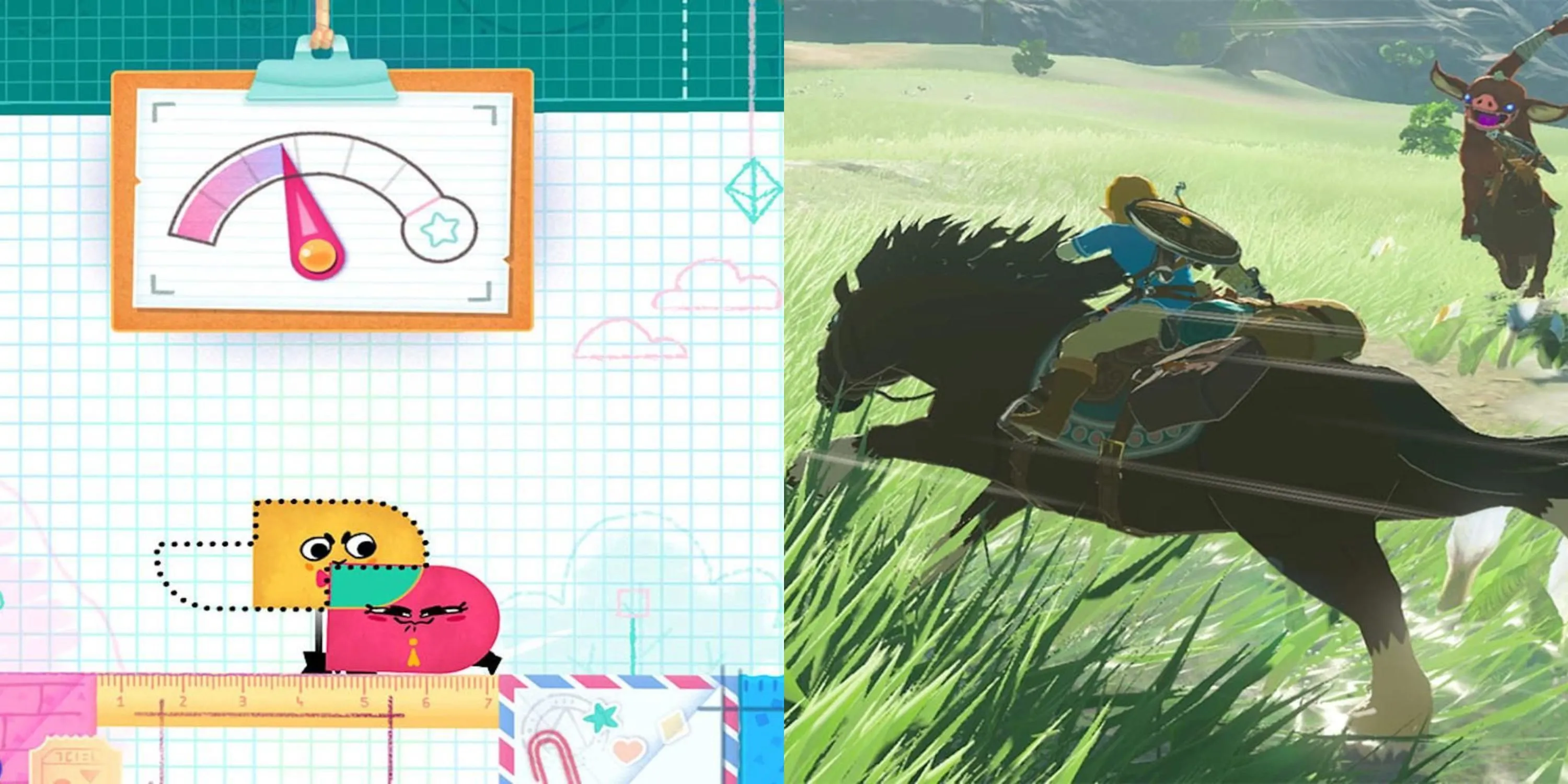 Hình ảnh gameplay từ tựa game The Legend of Zelda: Breath of the Wild trên Nintendo Switch, biểu tượng cho thành công của Switch và chiến lược nội dung của Nintendo