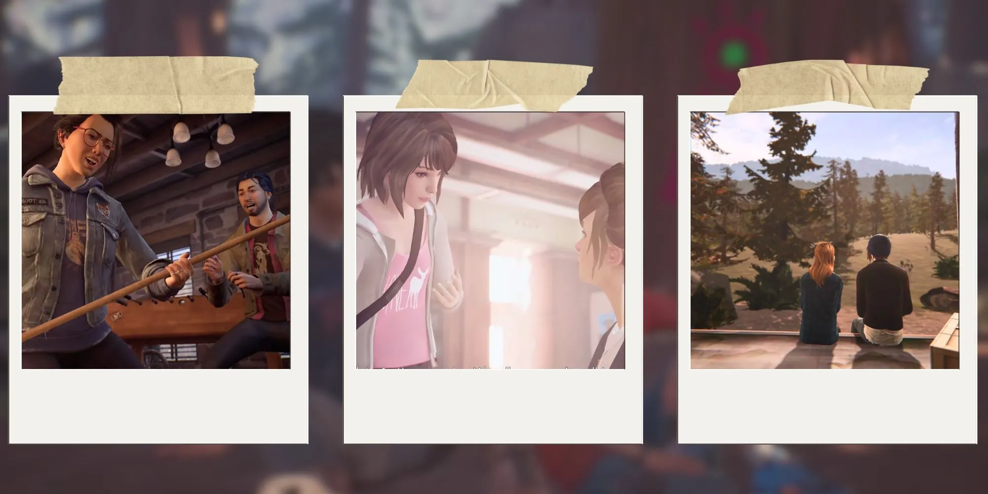 Hình ảnh minh họa các phiên bản game Life is Strange trong bộ sưu tập kỷ niệm 10 năm