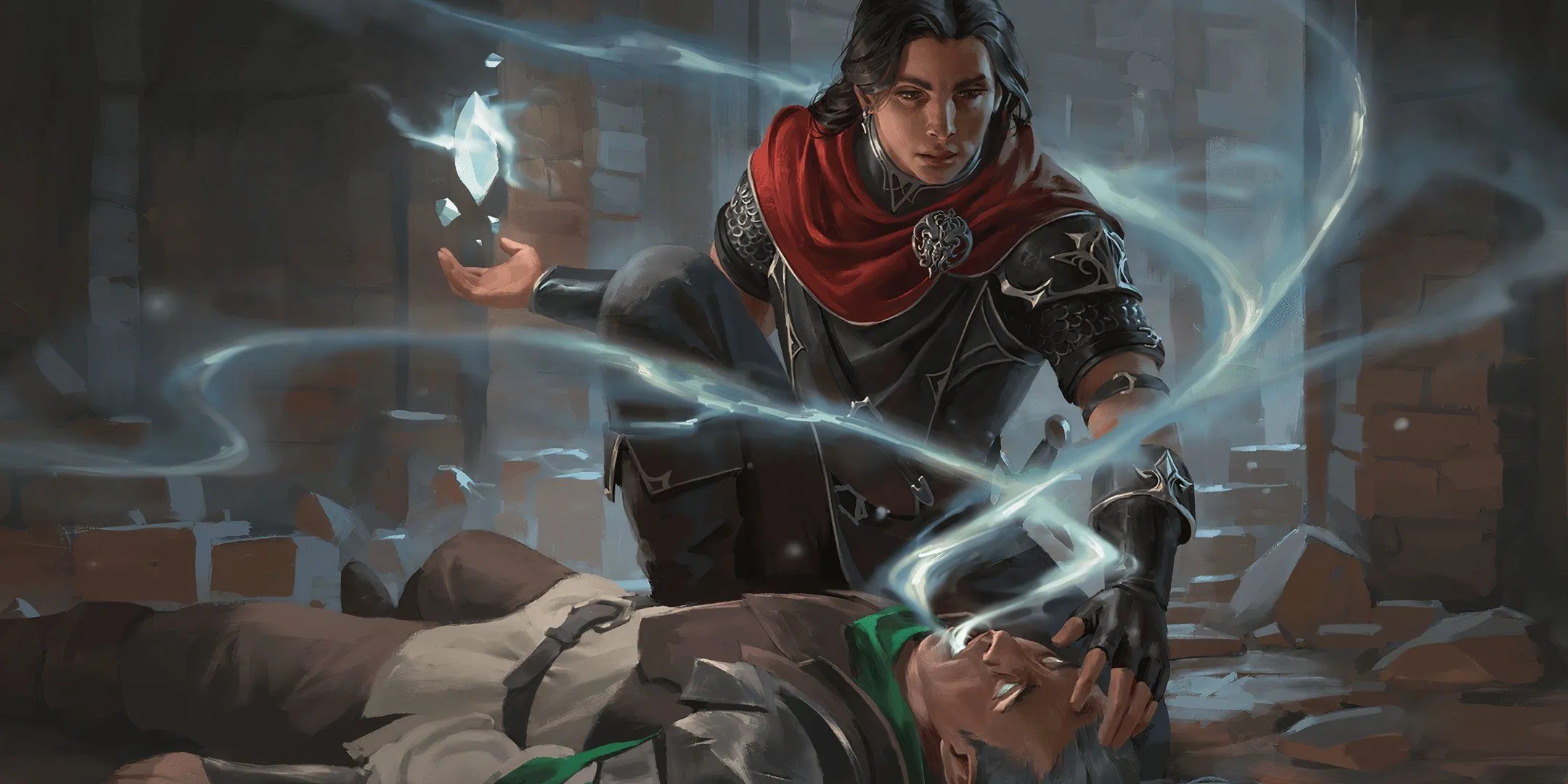 Một giáo sĩ đang thi triển phép Hồi Sinh Người Chết (Raise Dead) trong Dungeons &amp; Dragons.