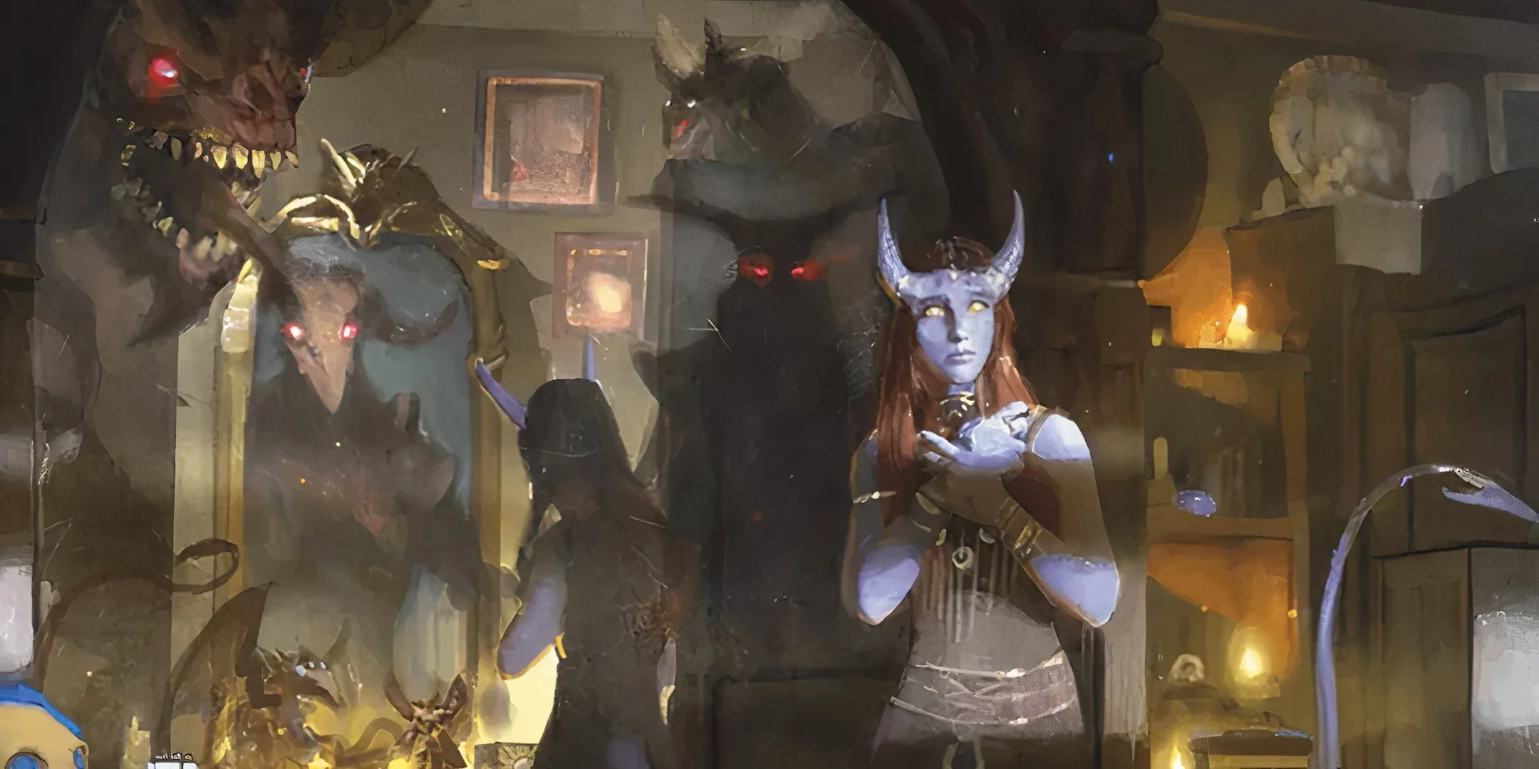 Một người chơi nhận được món quà bóng tối từ thế lực xấu xa trong Dungeons &amp; Dragons.
