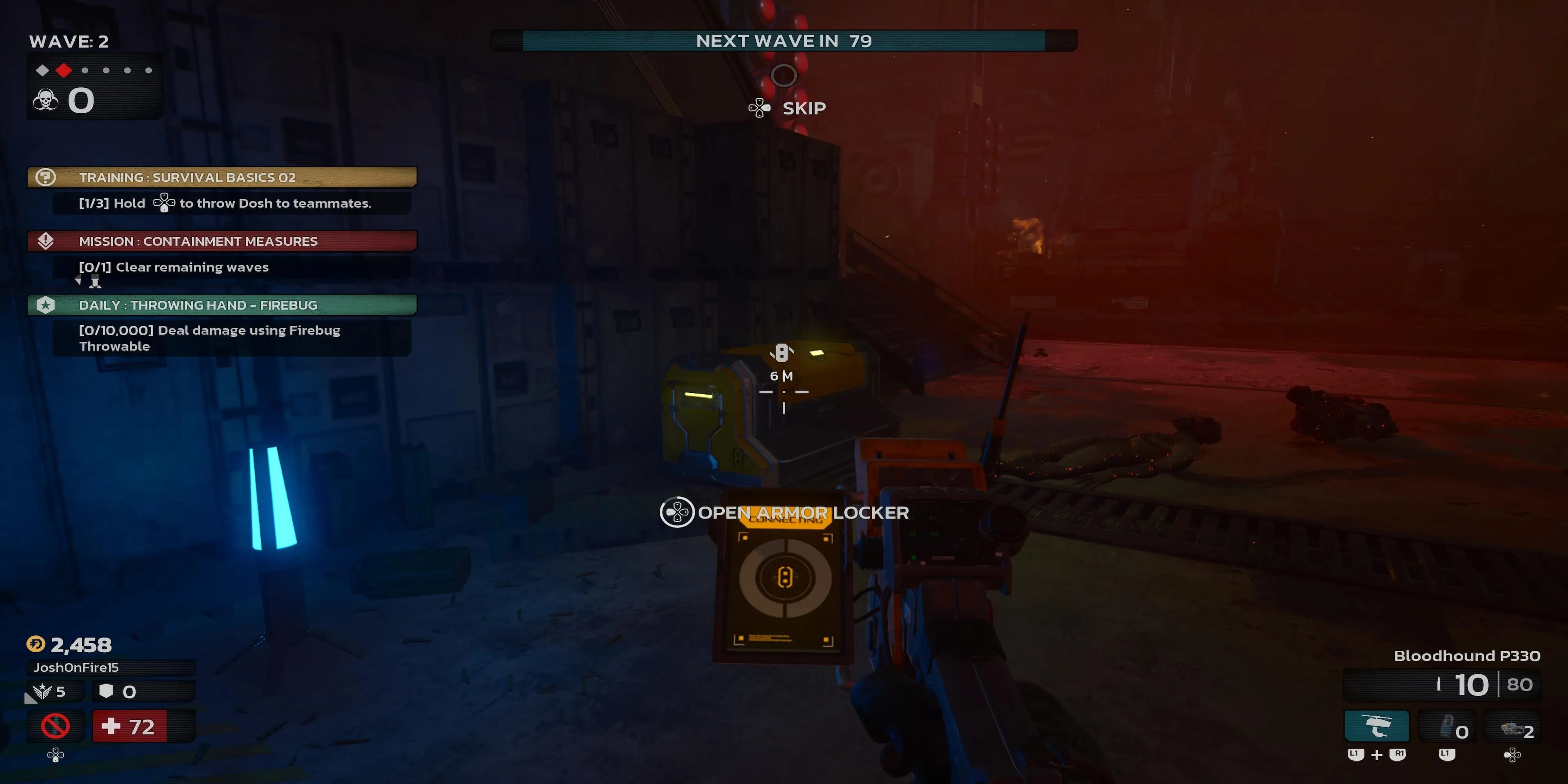 Người chơi Killing Floor 3 sử dụng Multi-Tool tại tủ vũ khí để nâng cấp trang bị, một khía cạnh quan trọng trong việc thu thập vật liệu như Scrap Metal.