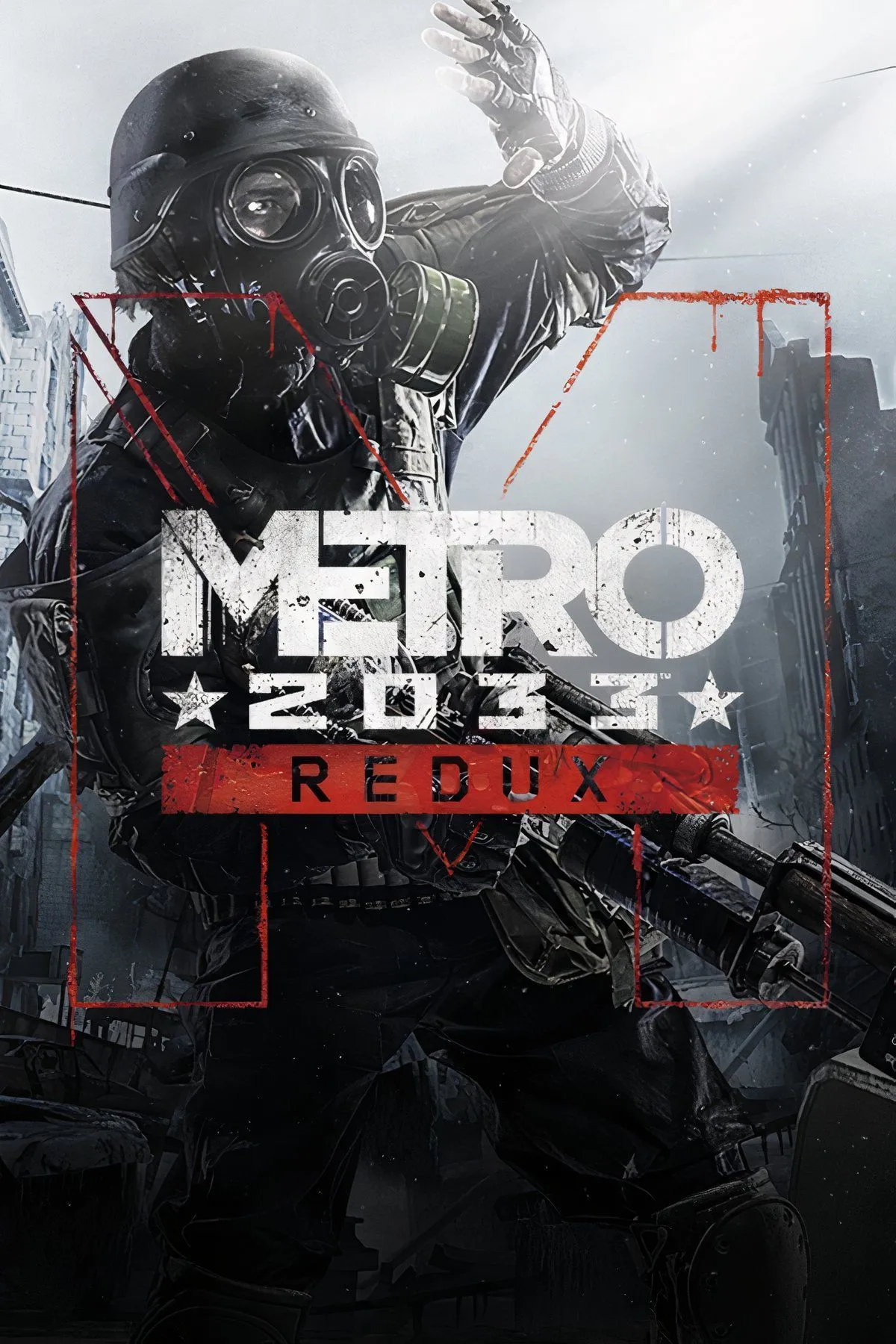Nhân vật Artyom cầm súng trong Metro 2033 Redux, thể hiện đồ họa được nâng cấp và không khí hậu tận thế chân thực.