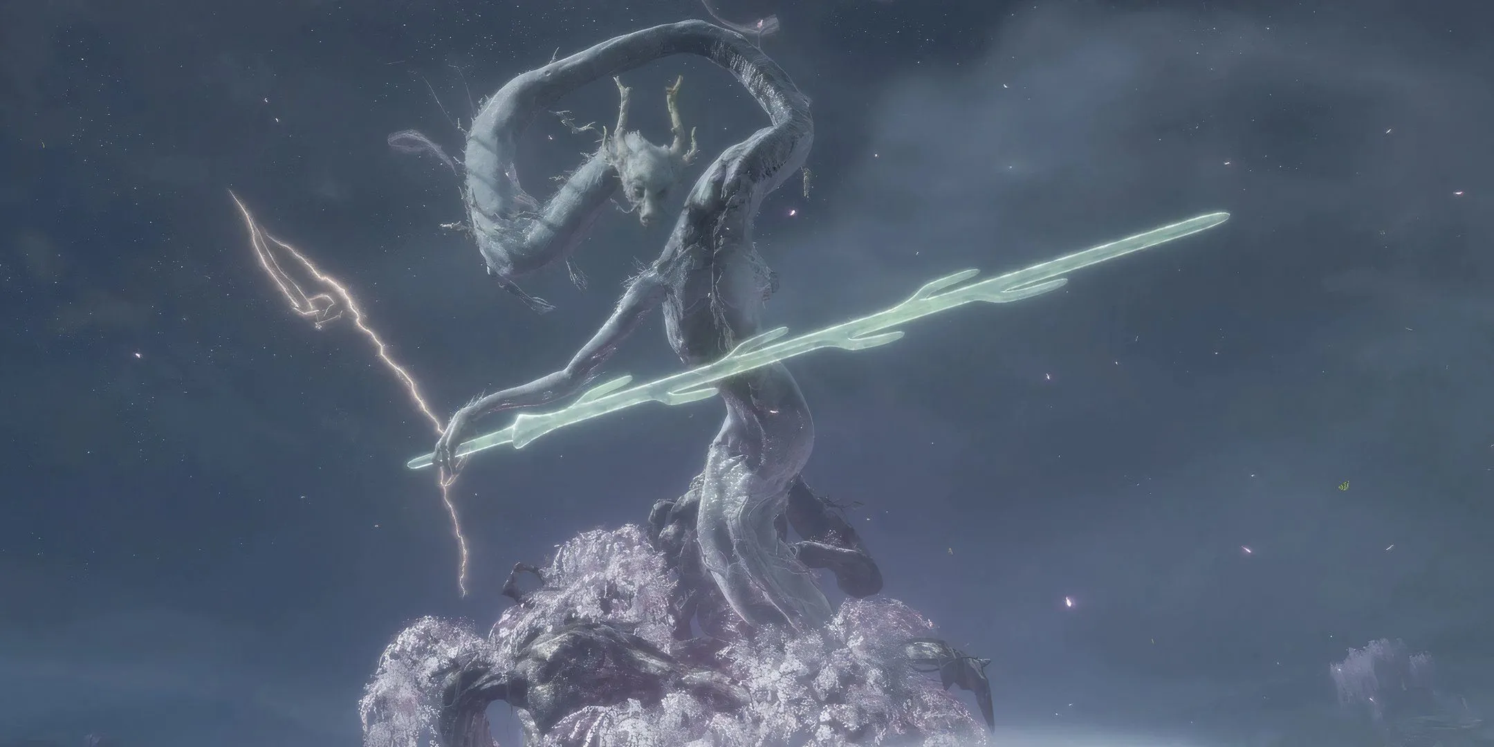 Thần Long (Divine Dragon) trong Sekiro: Shadows Die Twice, một trong những cảnh tượng ấn tượng nhất game.