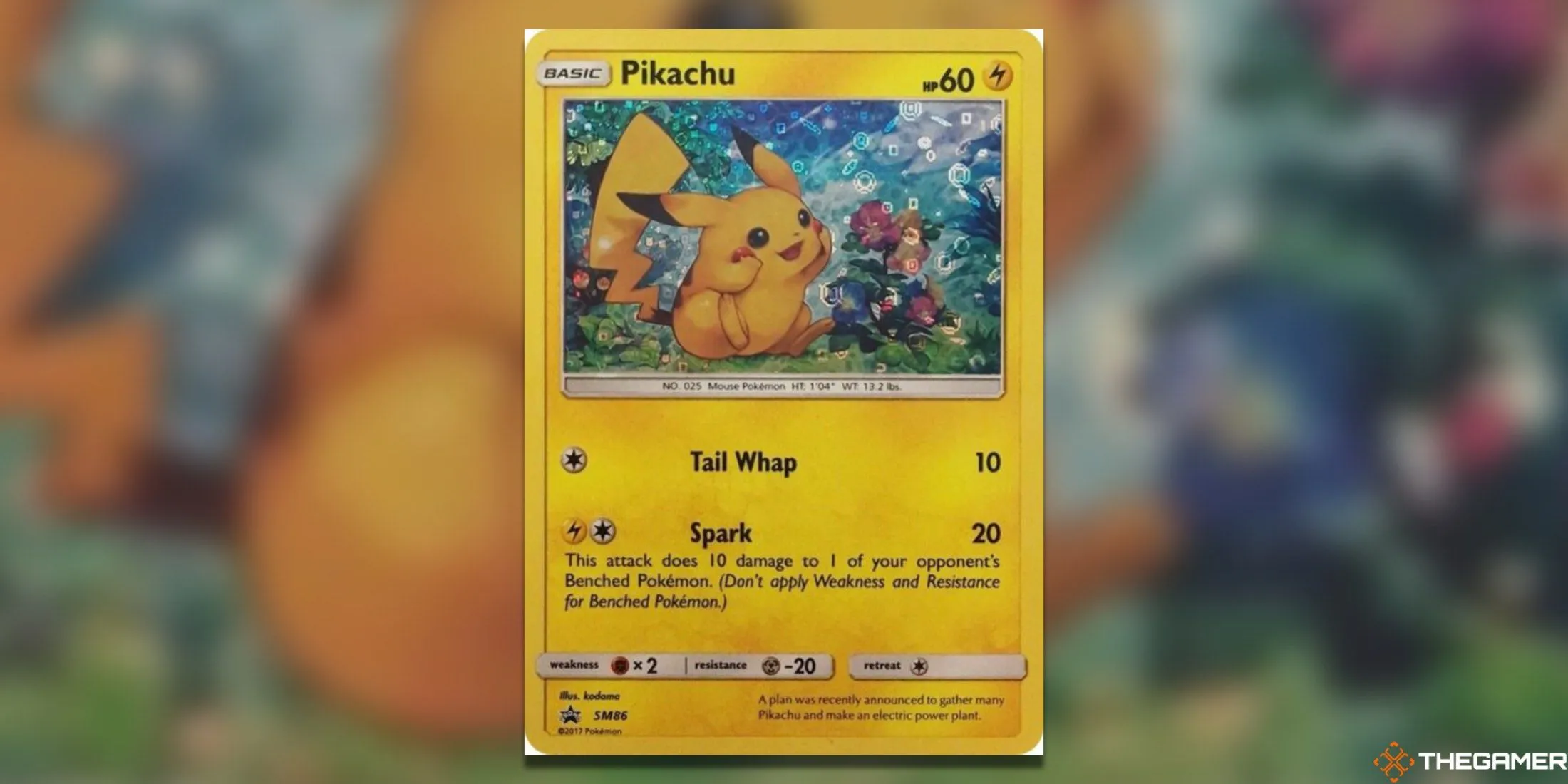 Thẻ bài Pikachu SM86 promo General Mills, thẻ giá trị nhất với Pikachu ngắm hoa
