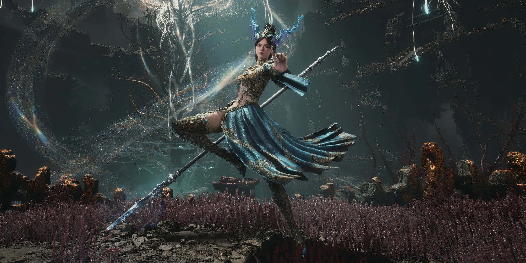 Trùm cuối trong game Soulslike Wuchang Fallen Feathers với thiết kế ấn tượng