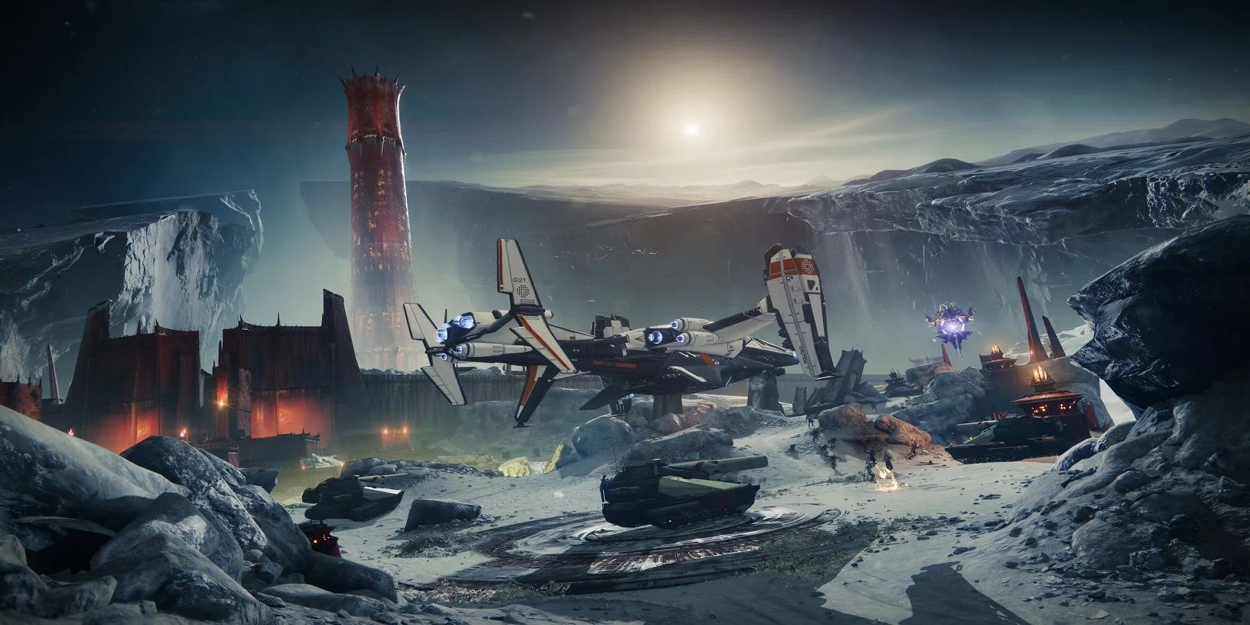 Cảnh quan bí ẩn trên Mặt Trăng trong Destiny 2, nơi ẩn chứa Trove Guardian và Nightmare