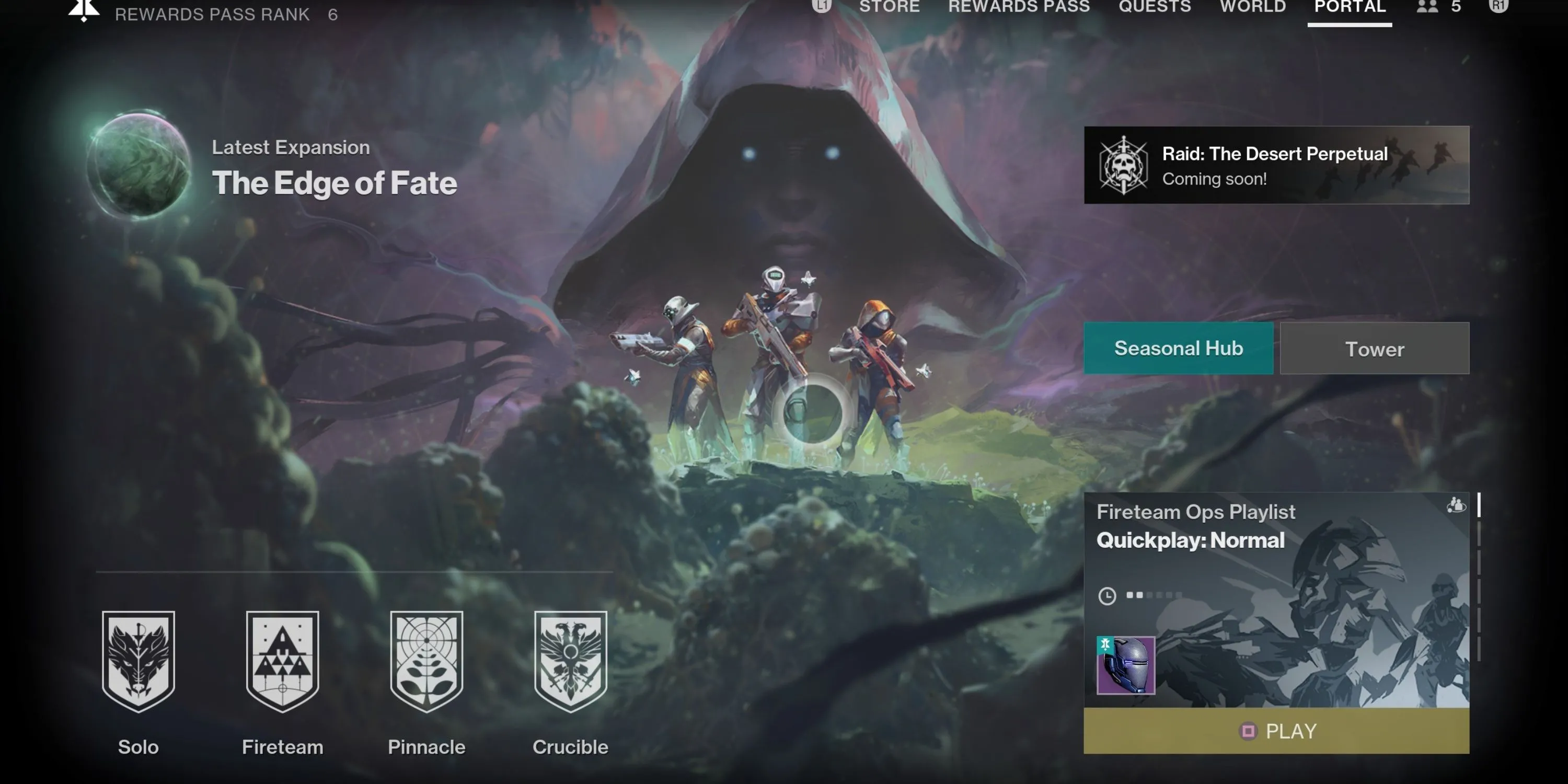 Giao diện hệ thống Portal mới trong Destiny 2 sau những cải tiến