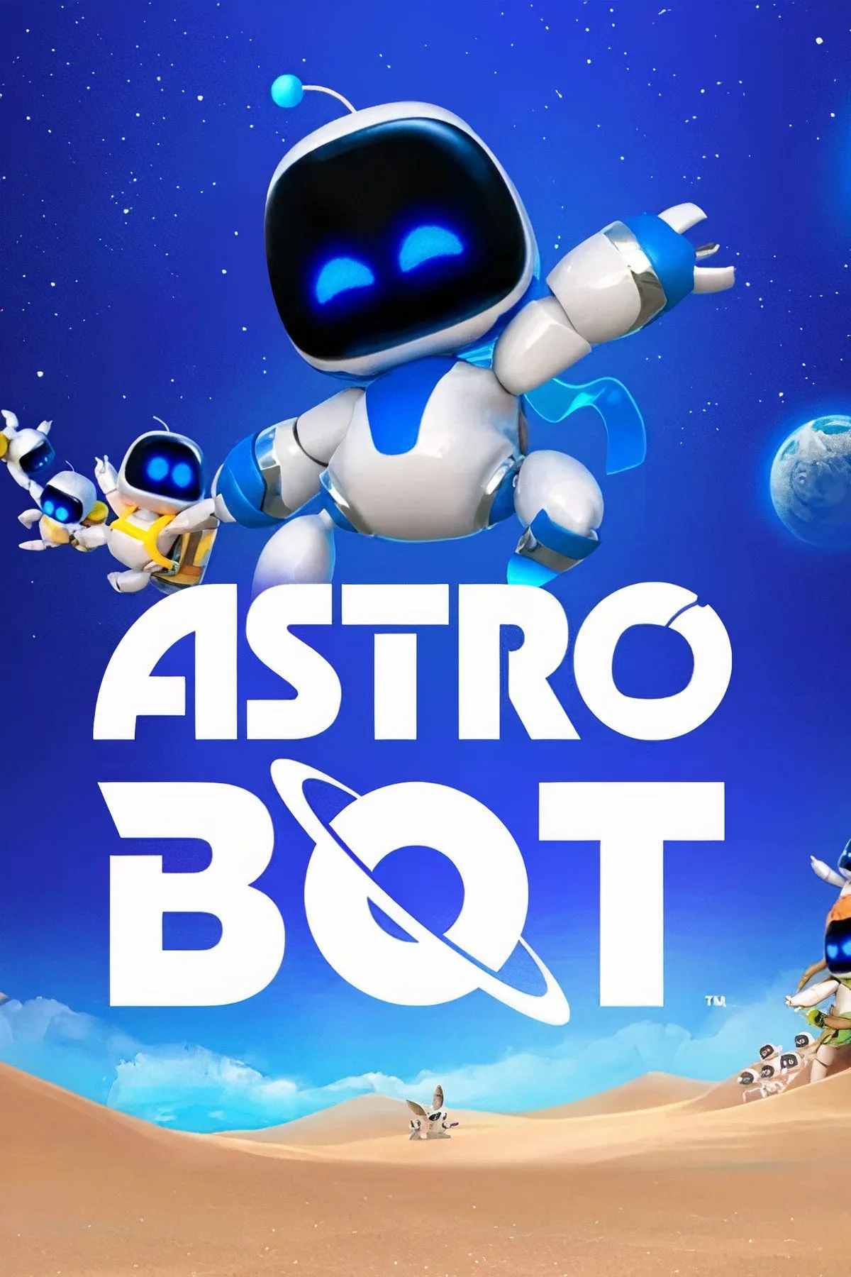 Hình ảnh nhân vật Astro Bot trong game platformer độc quyền PlayStation 5