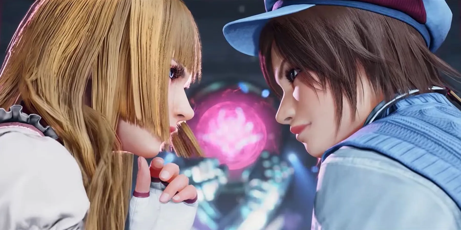 Lili và Asuka Kazama, hai nữ chiến binh được yêu thích, chuẩn bị giao chiến trong Tekken 8, thể hiện đồ họa sắc nét của game.