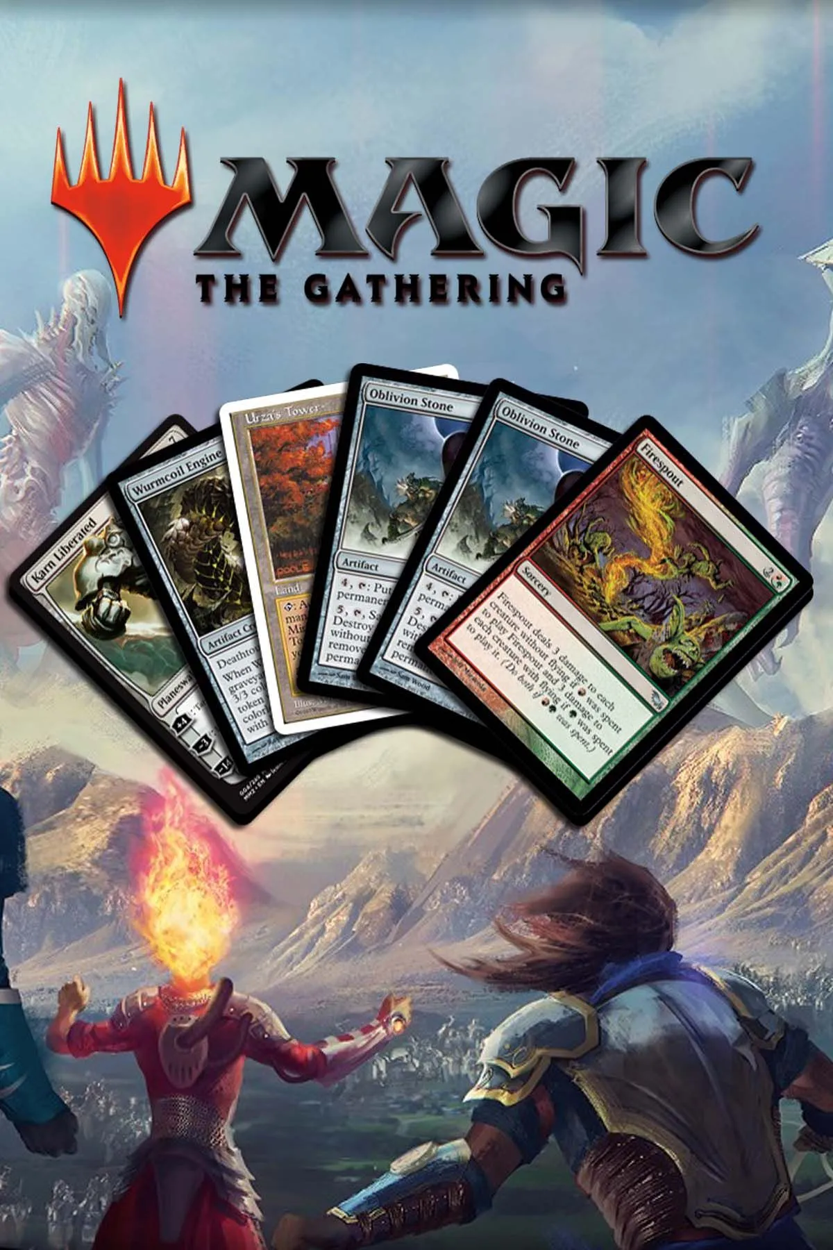 Logo Magic: The Gathering, thương hiệu trò chơi thẻ bài chiến thuật nổi tiếng của Wizards of the Coast.