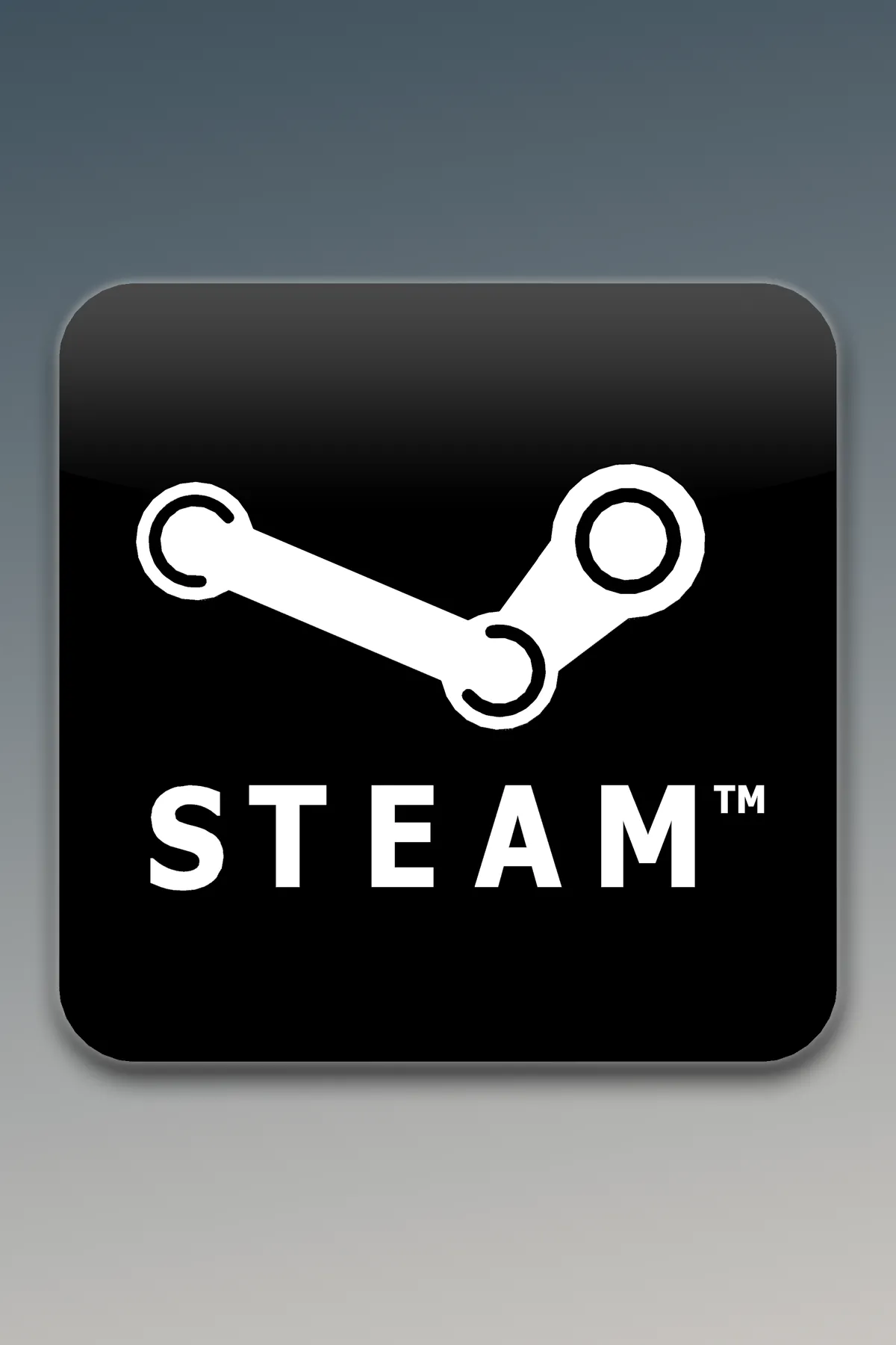 Logo Steam, biểu tượng của nền tảng game PC hàng đầu toàn cầu.