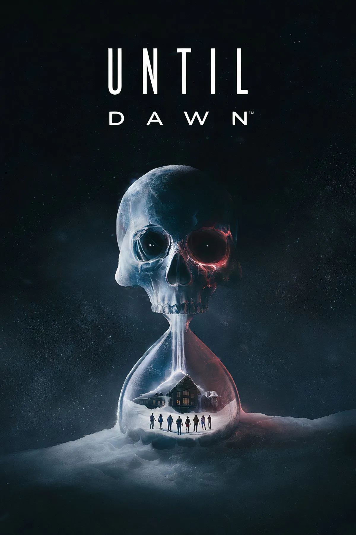 Ảnh demo Until Dawn remake, thể hiện nhân vật trong môi trường kinh dị với ánh sáng và hiệu ứng hiện đại của UE5