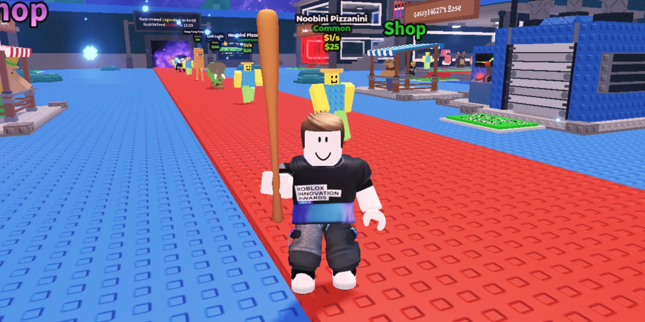 Ảnh minh họa vũ khí trong Steal a Brainrot, liên quan tới cáo buộc sao chép nghệ thuật và thiết kế