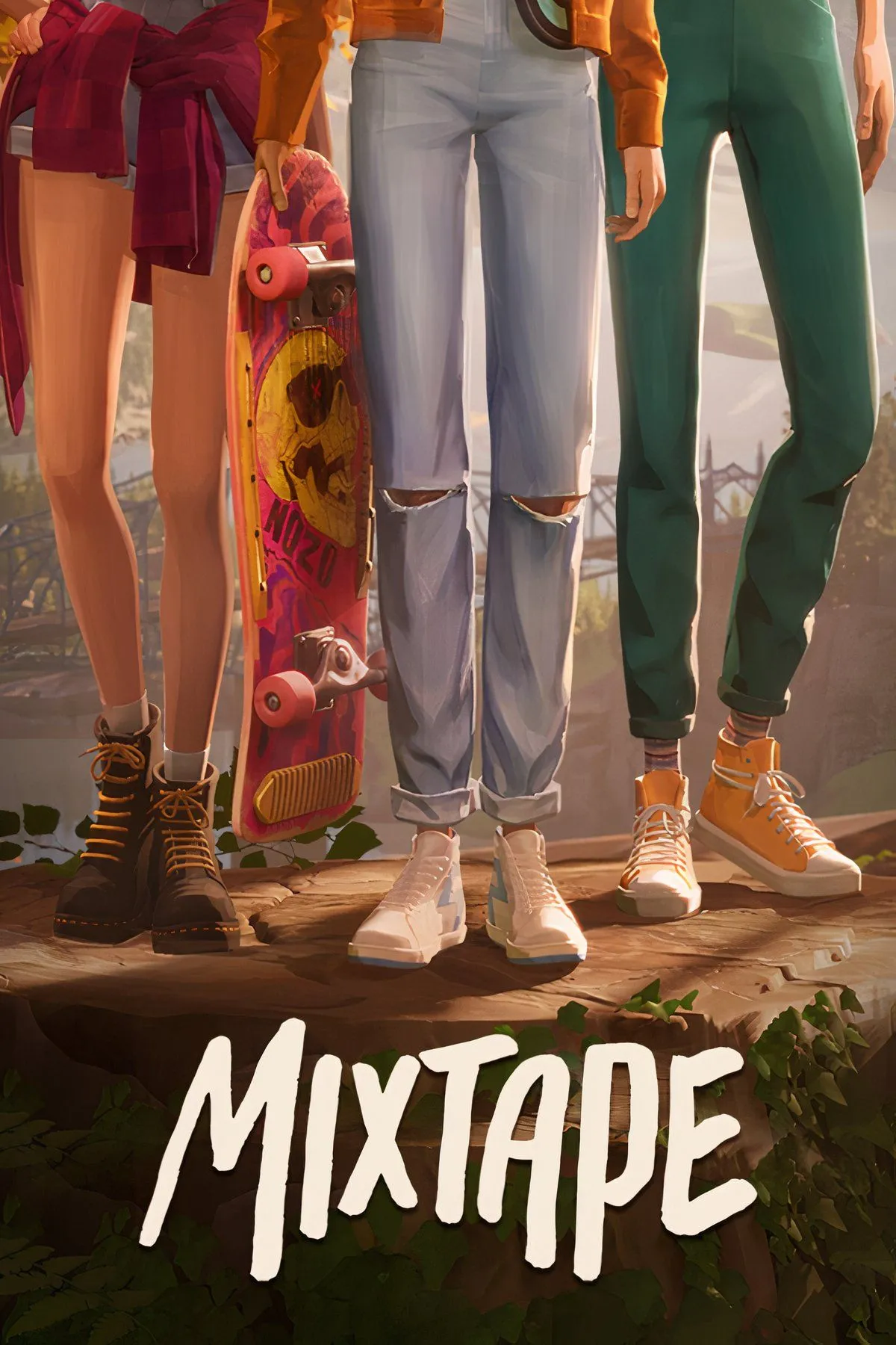 Bìa Mixtape thể hiện phong cách hoài niệm âm nhạc và art direction mơ hồ