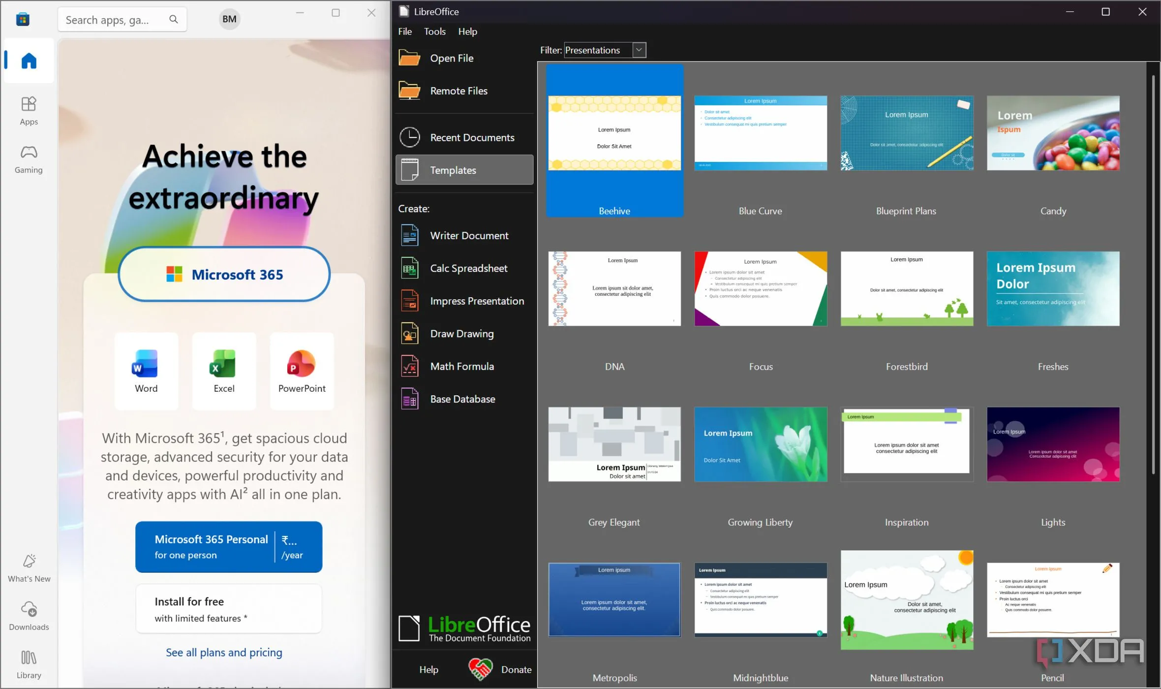 Biểu đồ minh họa đối tượng phù hợp với LibreOffice — freelancer, sinh viên, doanh nghiệp nhỏ